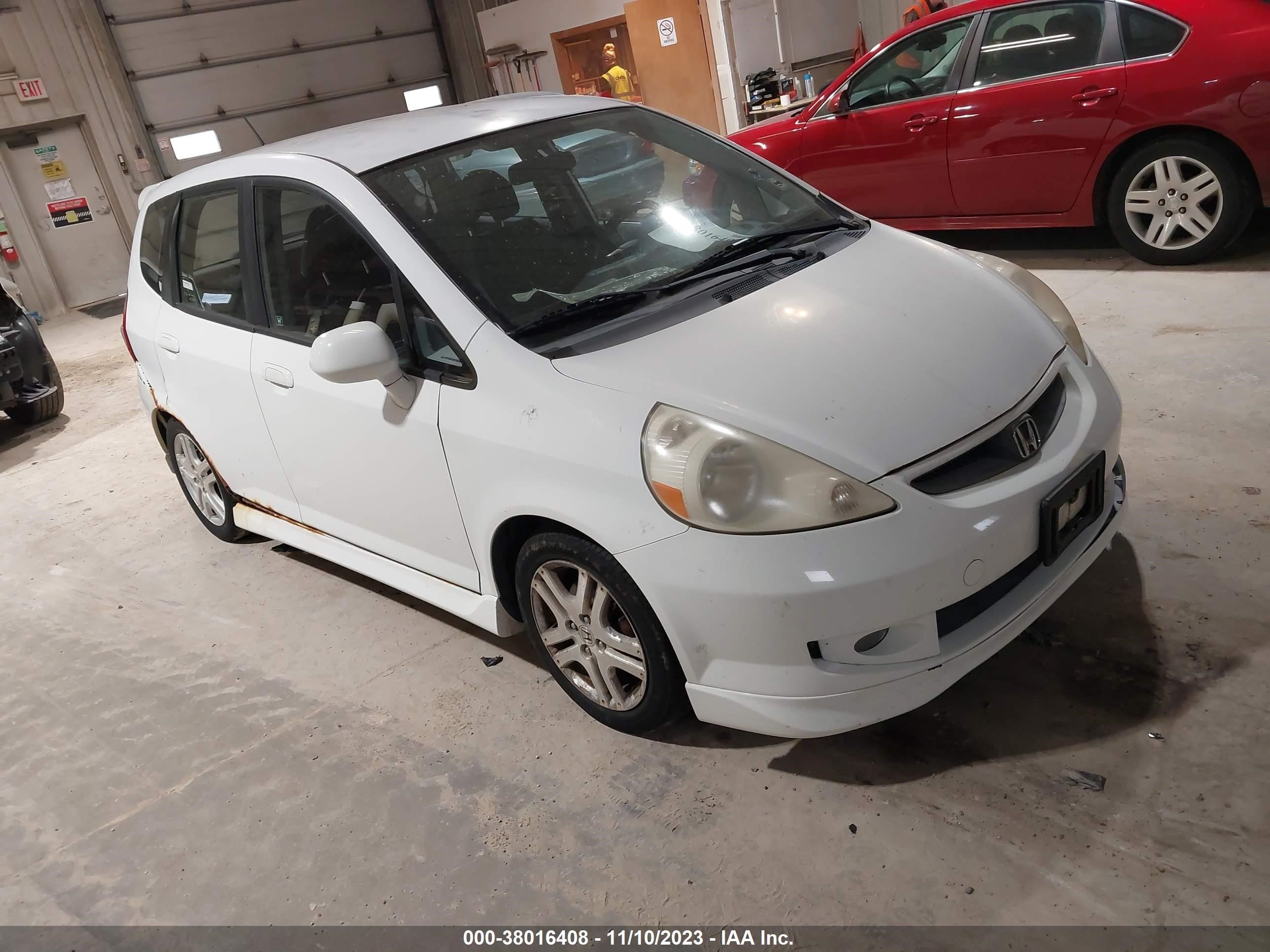 HONDA FIT 2007 jhmgd38637s011052