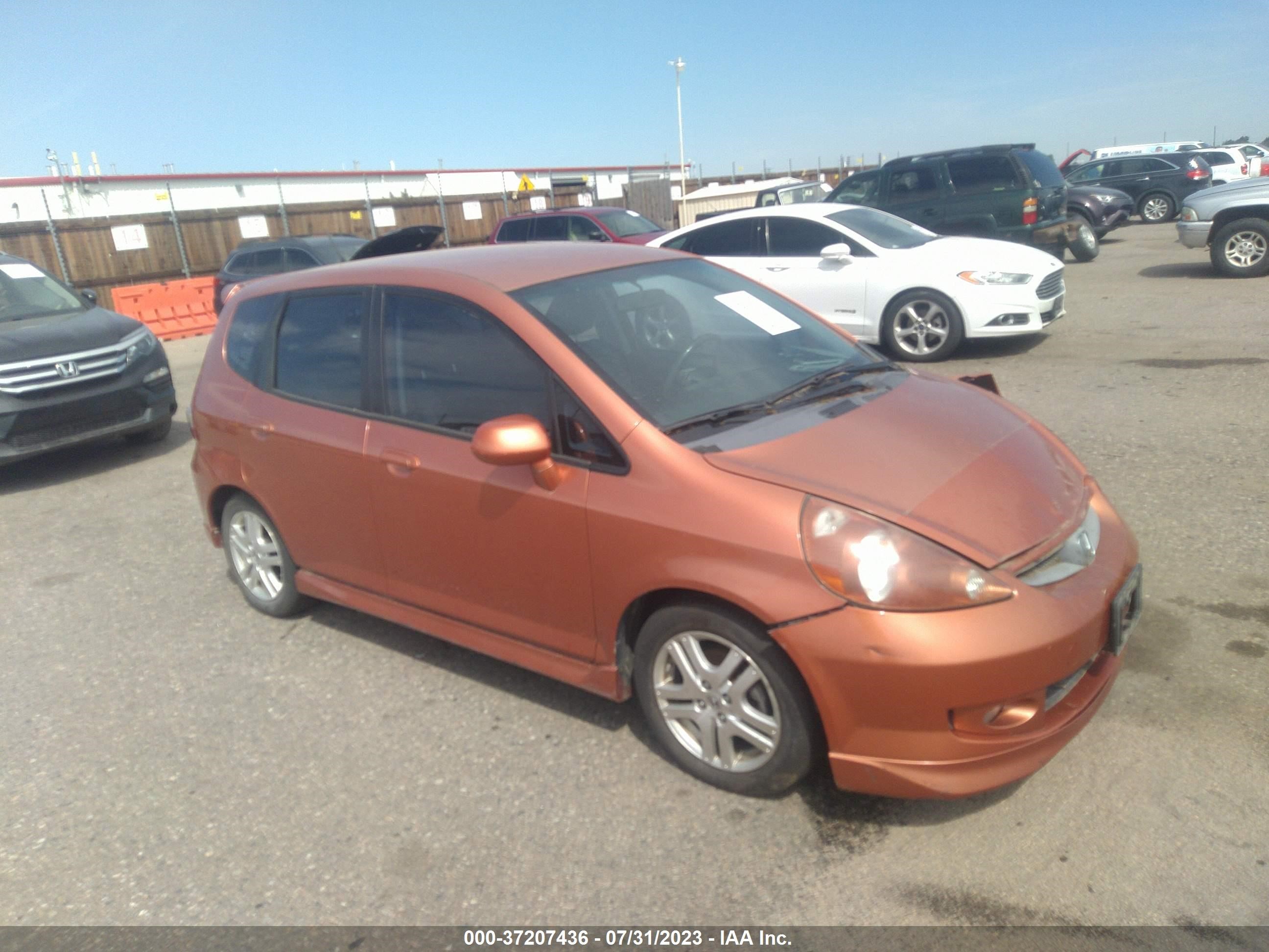 HONDA FIT 2008 jhmgd38638s009996