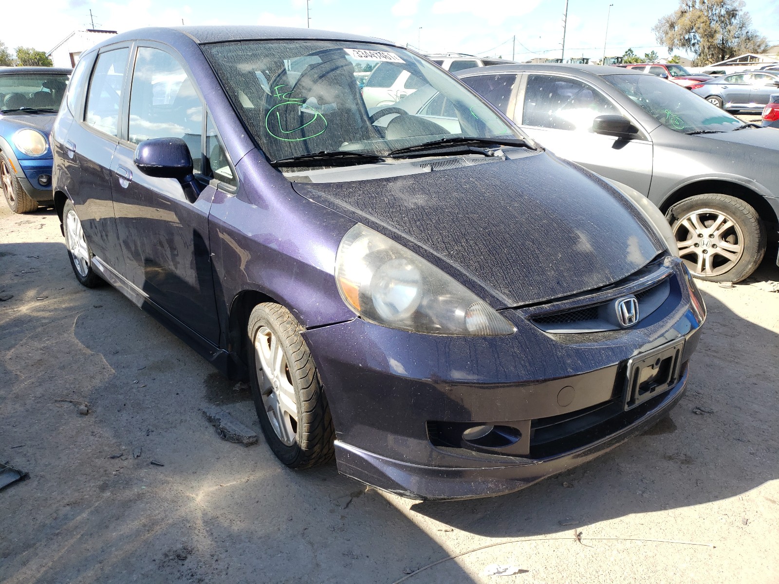 HONDA FIT SPORT 2008 jhmgd38638s015054