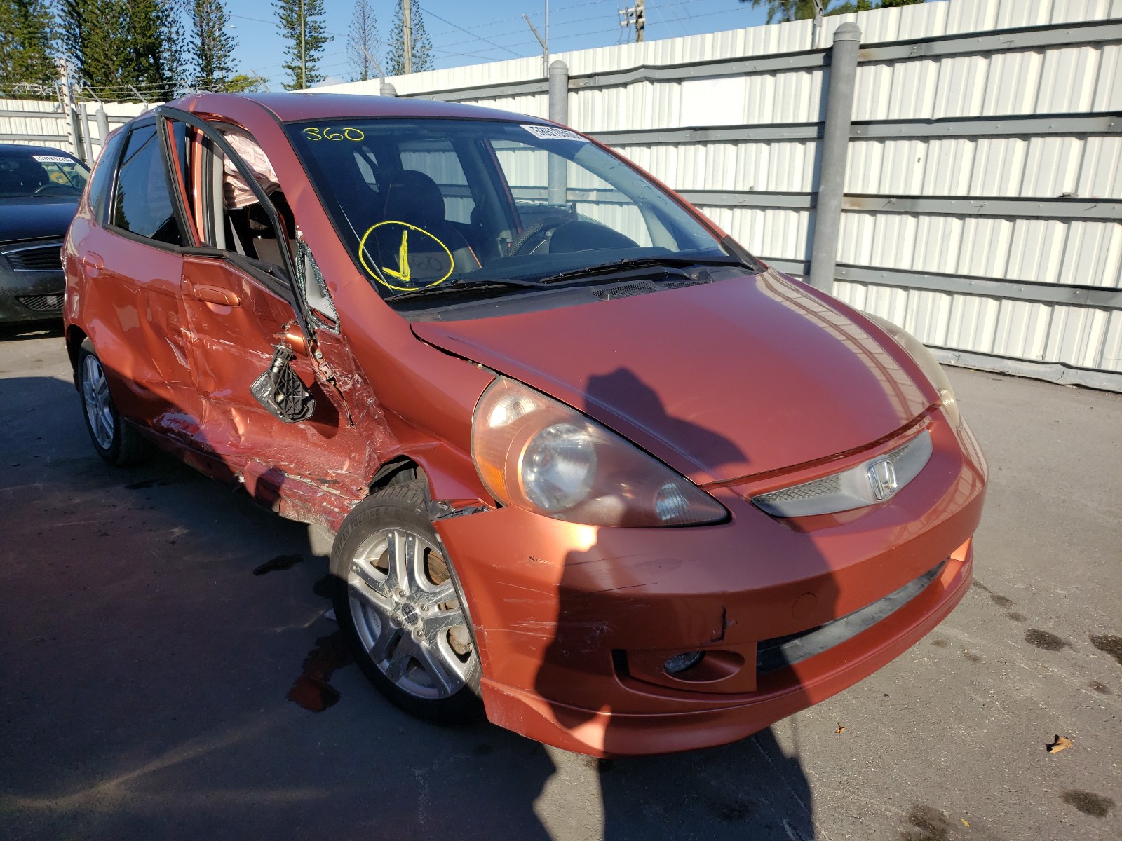 HONDA FIT SPORT 2008 jhmgd38638s030265