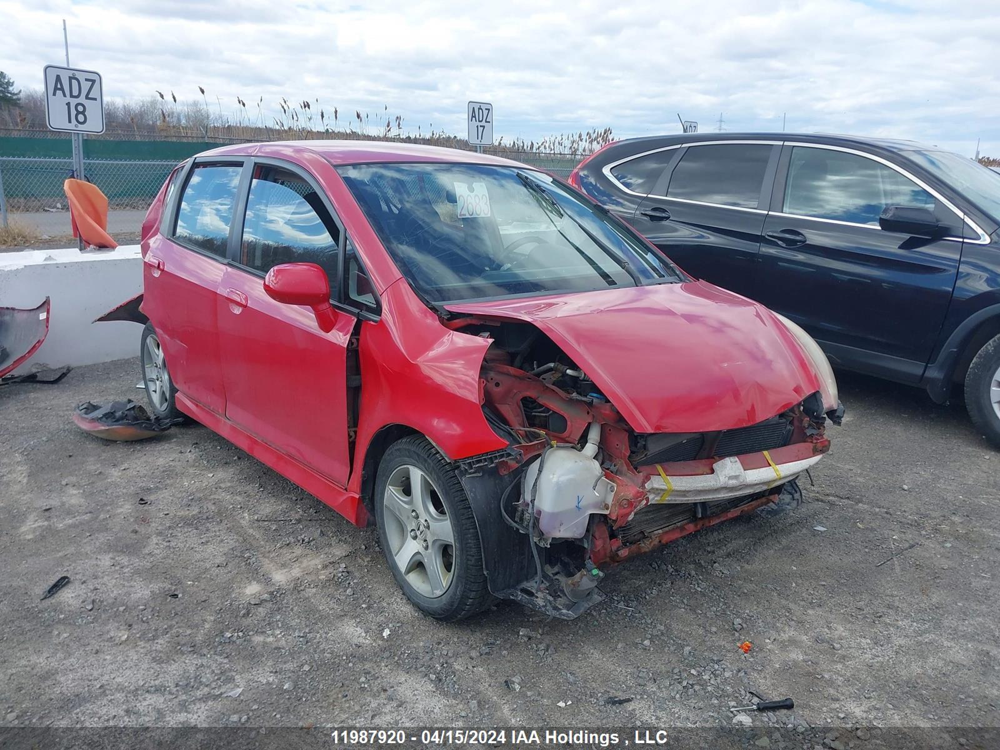 HONDA FIT 2007 jhmgd38647s820687