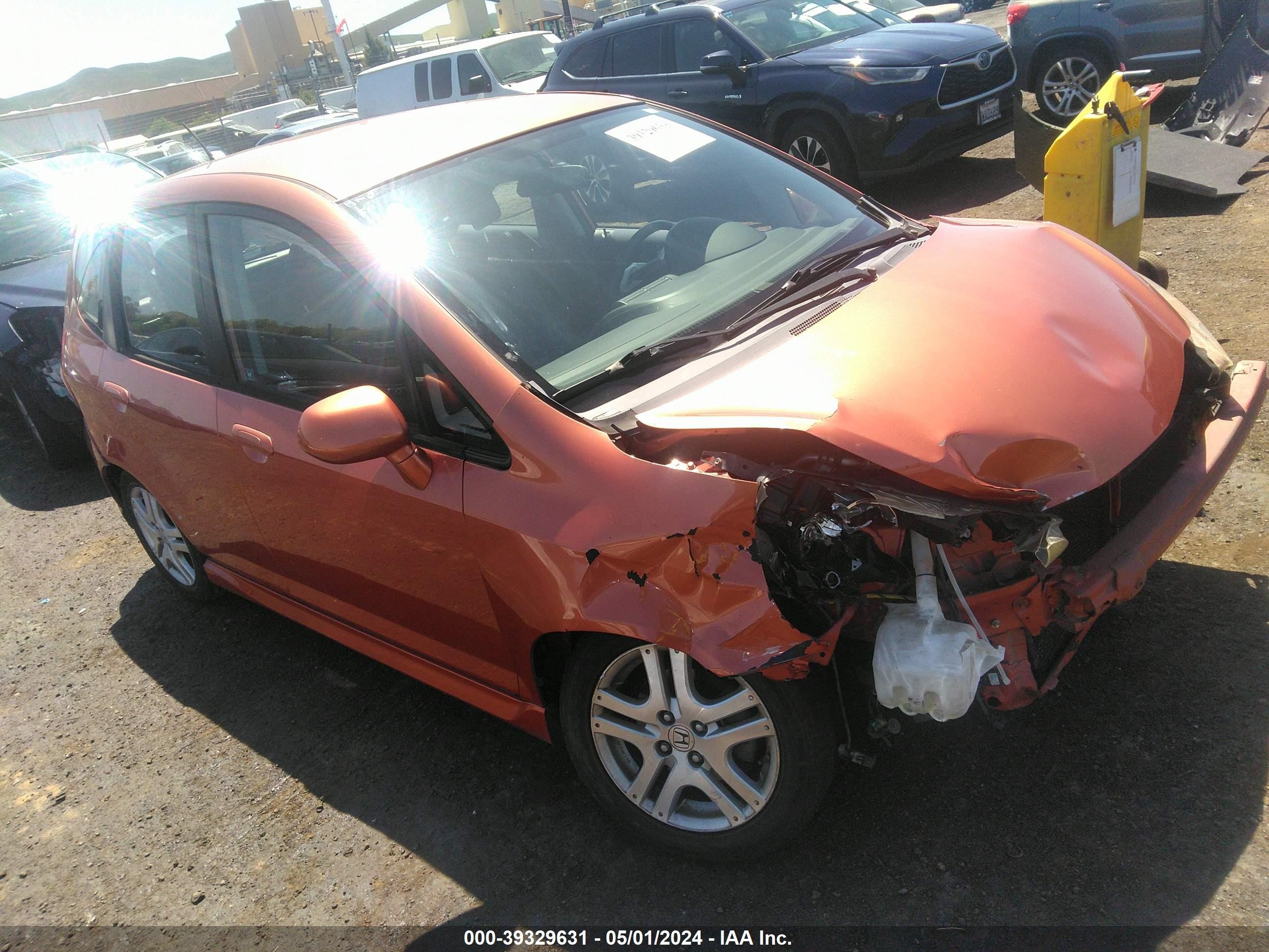 HONDA FIT 2008 jhmgd38648s003172