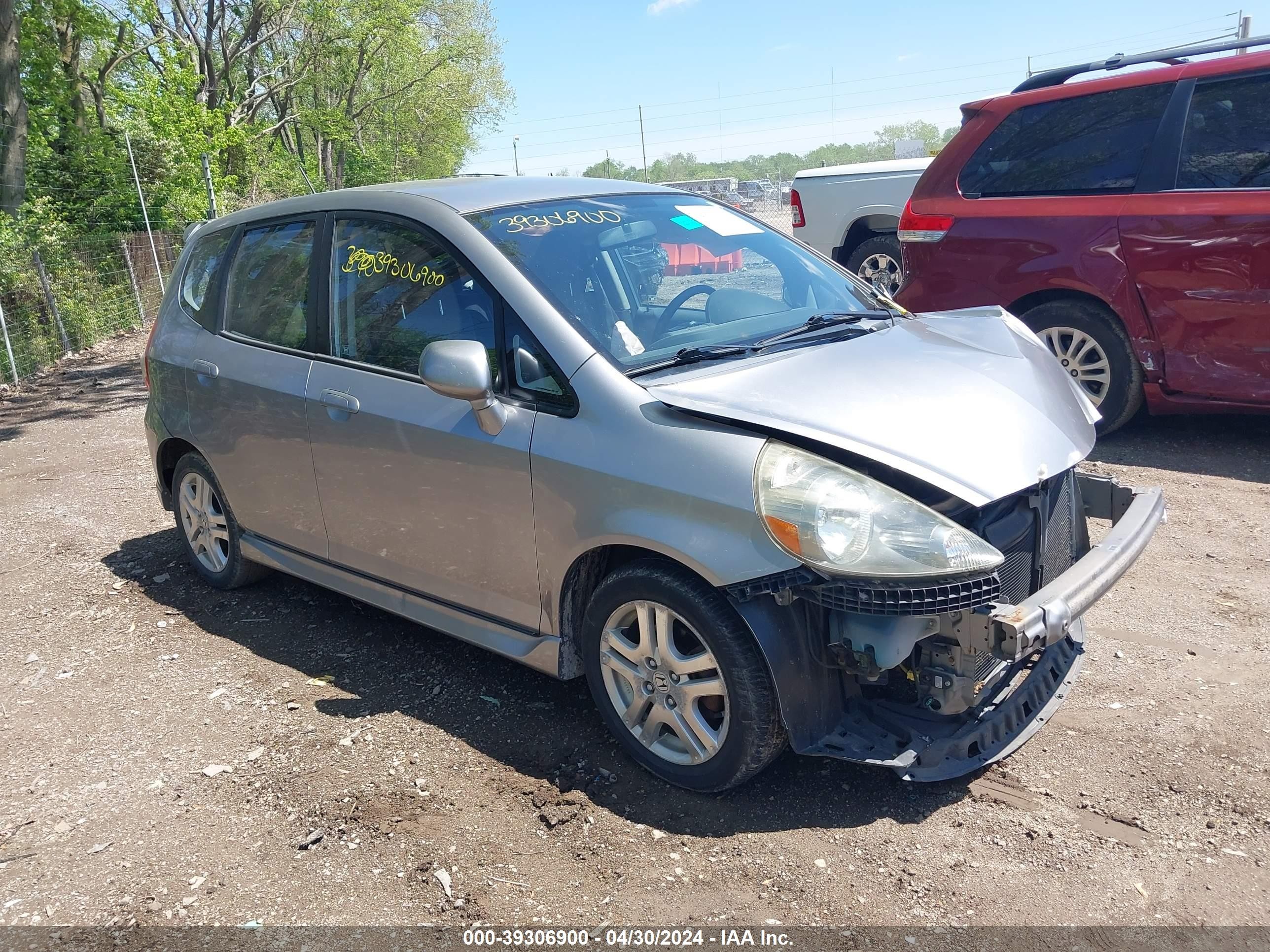 HONDA FIT 2008 jhmgd38648s055238