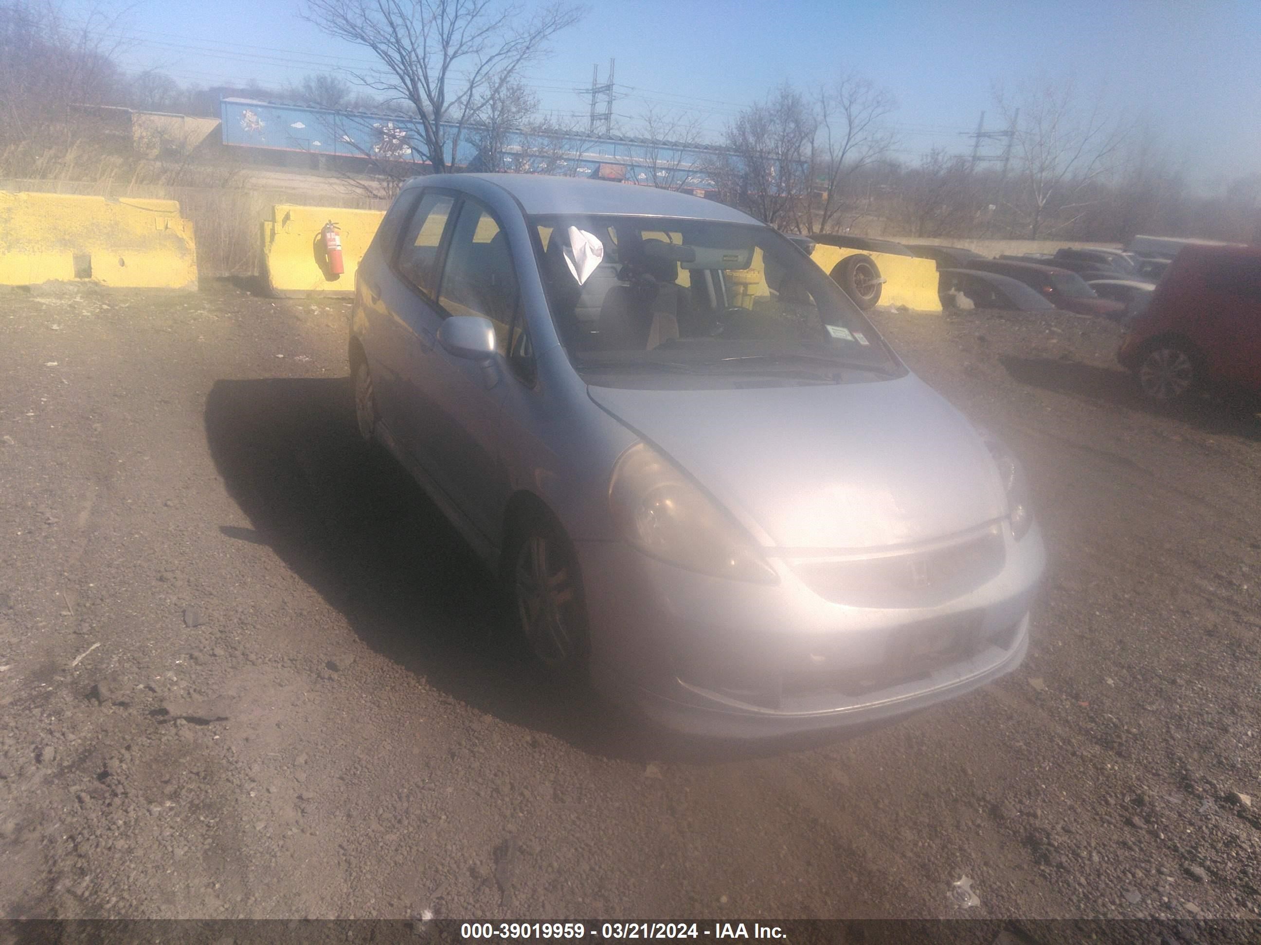 HONDA FIT 2008 jhmgd38648s067955