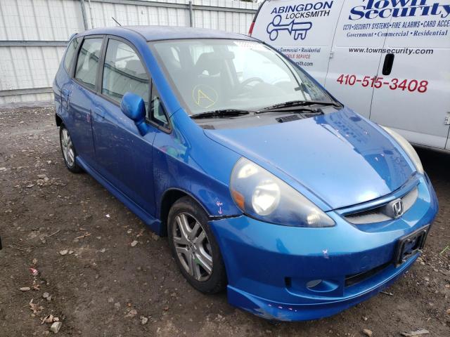 HONDA FIT S 2007 jhmgd38657s021615