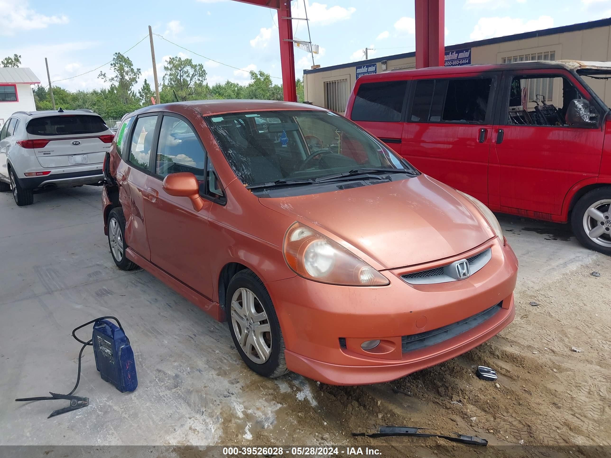 HONDA FIT 2008 jhmgd38658s023222