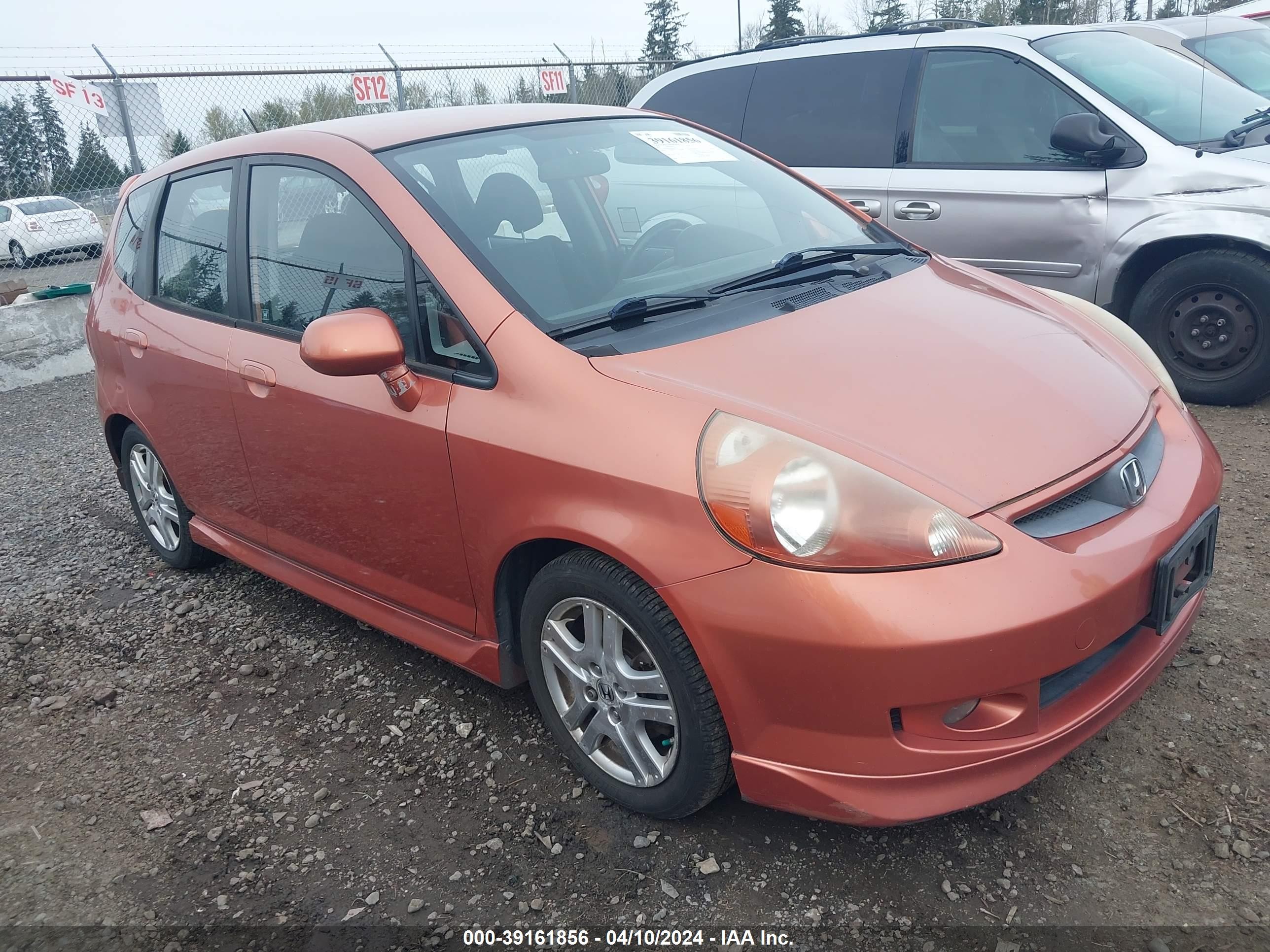 HONDA FIT 2008 jhmgd38658s045463