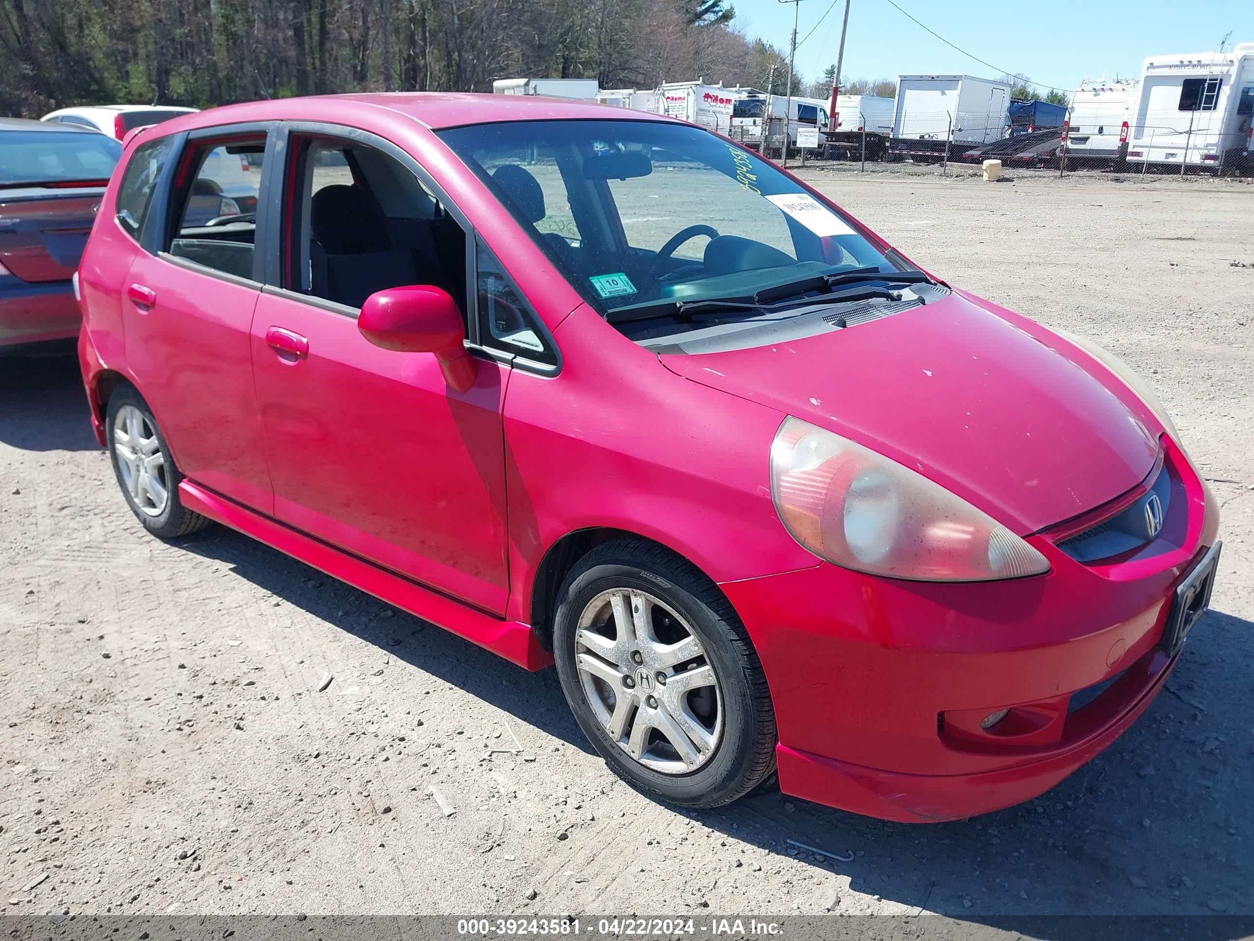 HONDA FIT 2007 jhmgd38667s004953