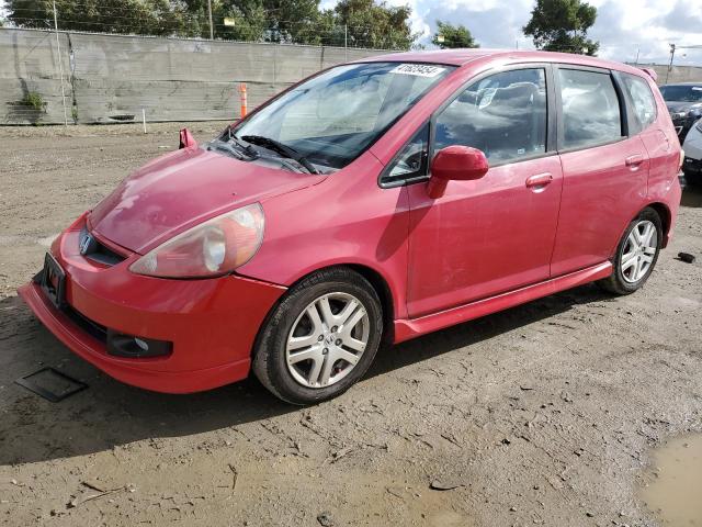 HONDA FIT 2007 jhmgd38667s029576