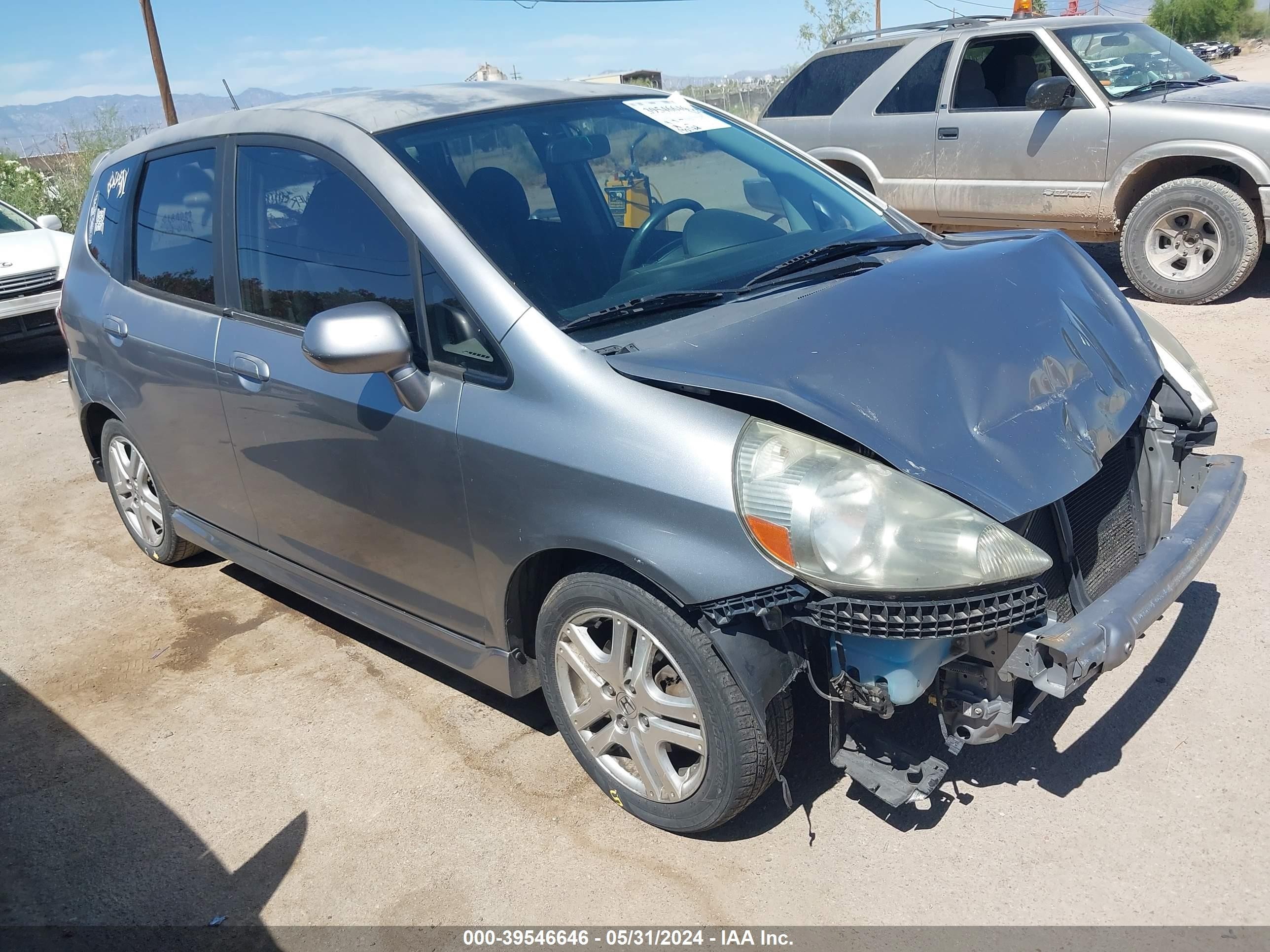 HONDA FIT 2007 jhmgd38667s043316