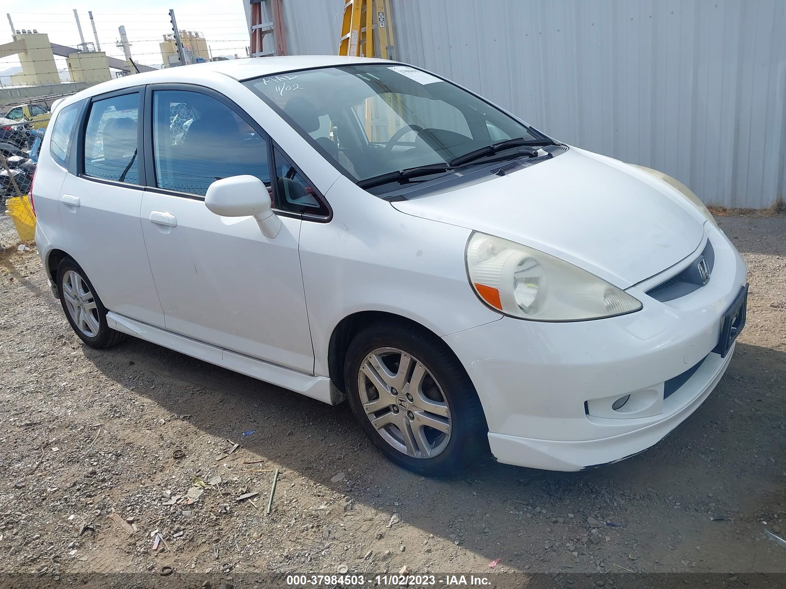 HONDA FIT 2007 jhmgd38667s052095