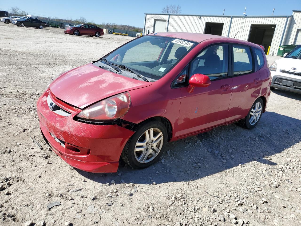 HONDA FIT 2007 jhmgd38667s056857