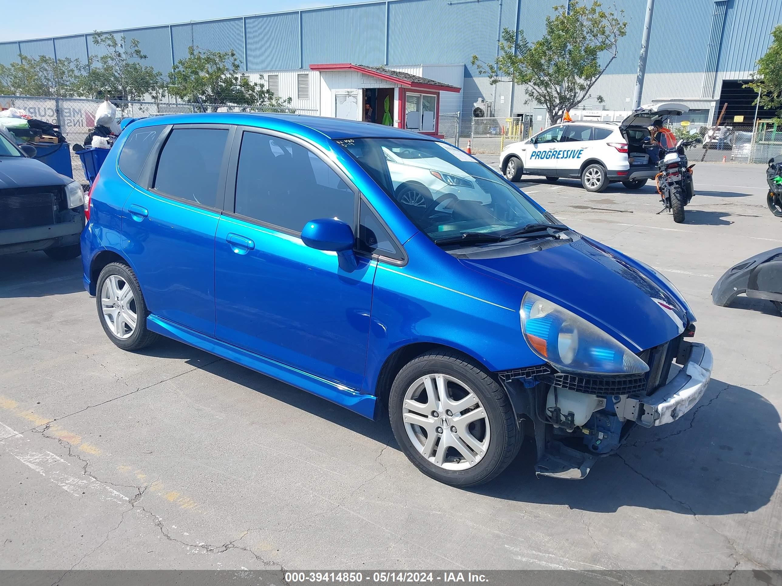 HONDA FIT 2008 jhmgd38668s056827