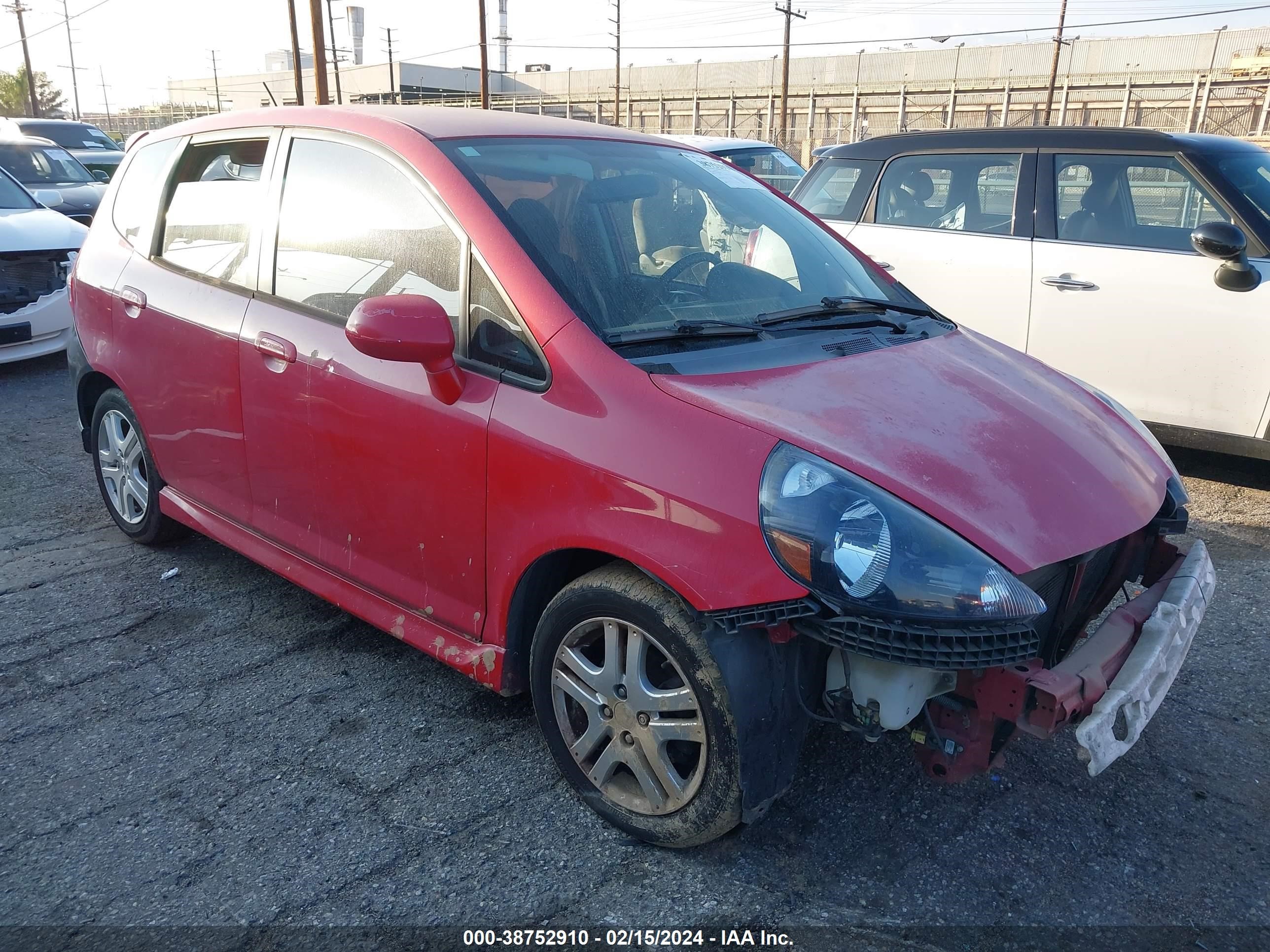 HONDA FIT 2008 jhmgd38678s002047