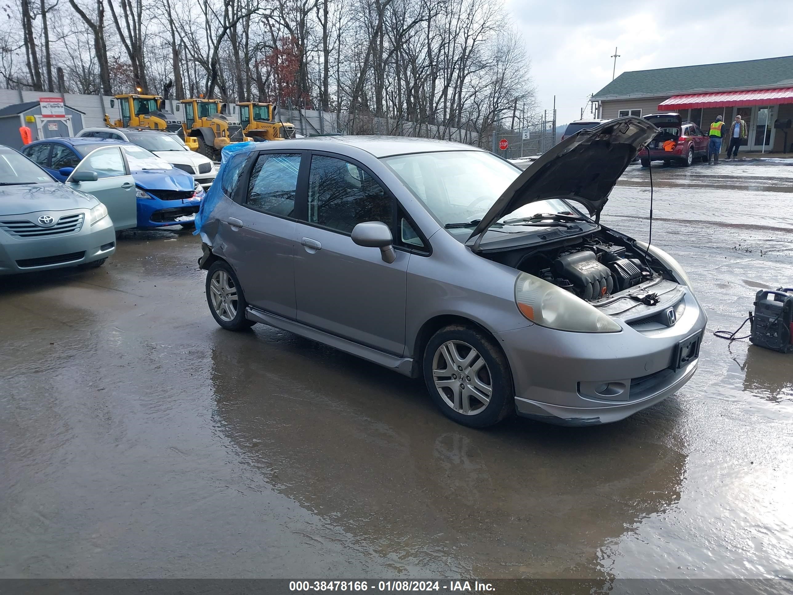 HONDA FIT 2008 jhmgd38678s014098