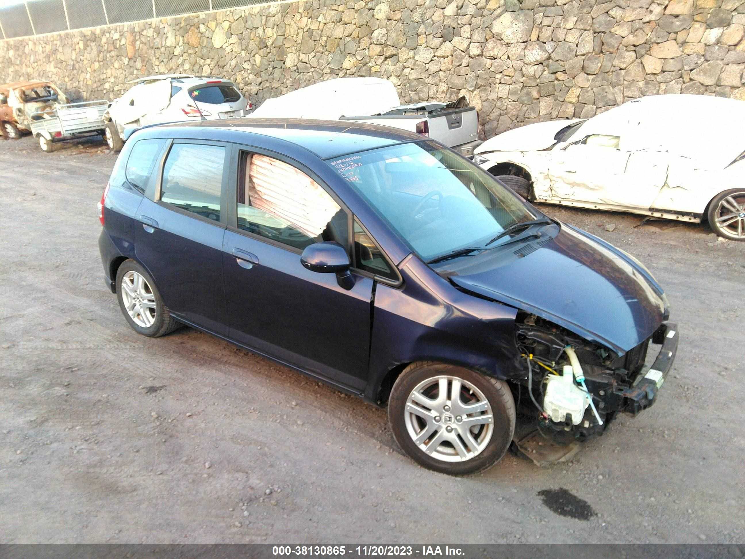 HONDA FIT 2008 jhmgd38678s036344