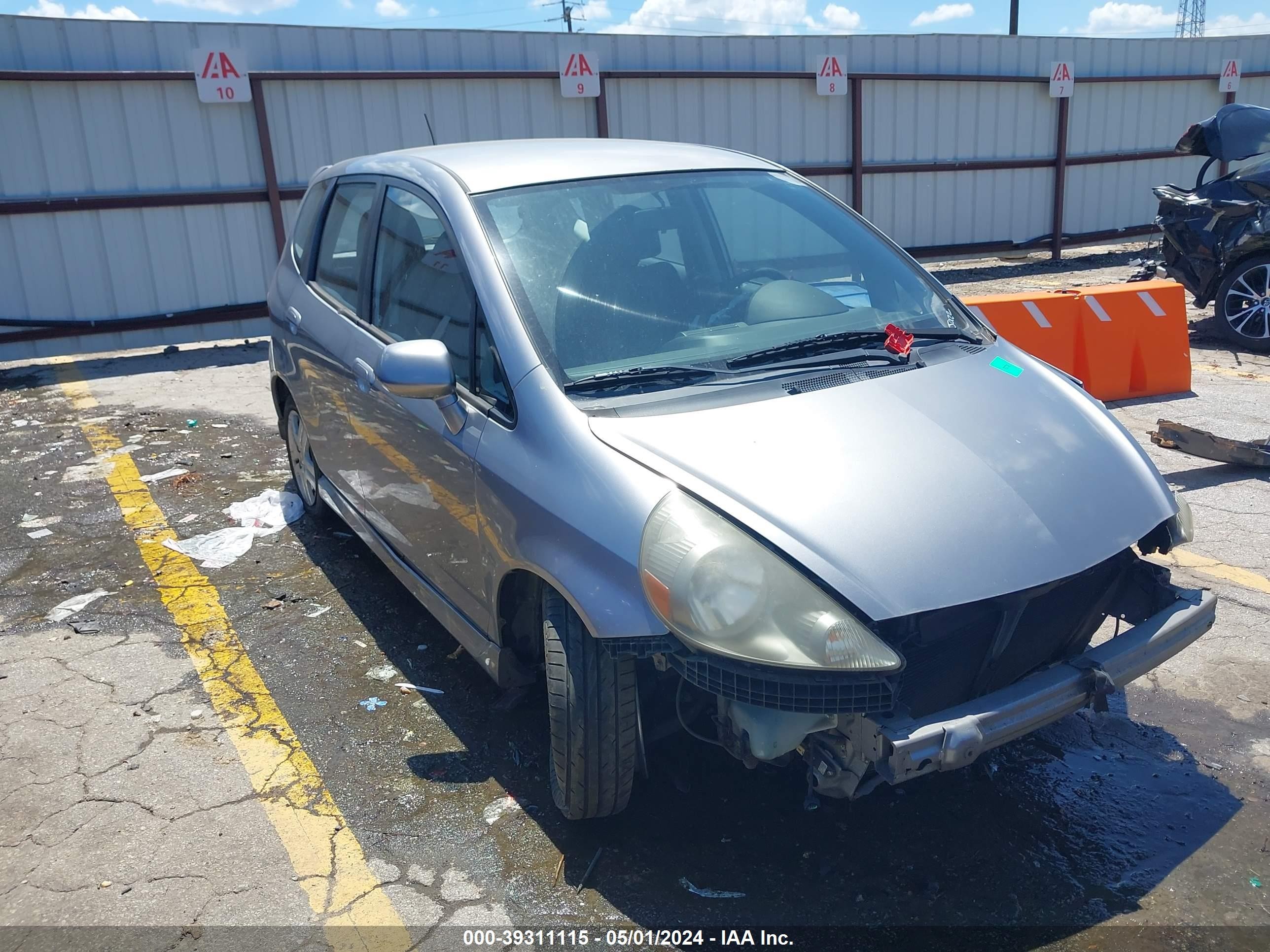 HONDA FIT 2008 jhmgd38678s043228