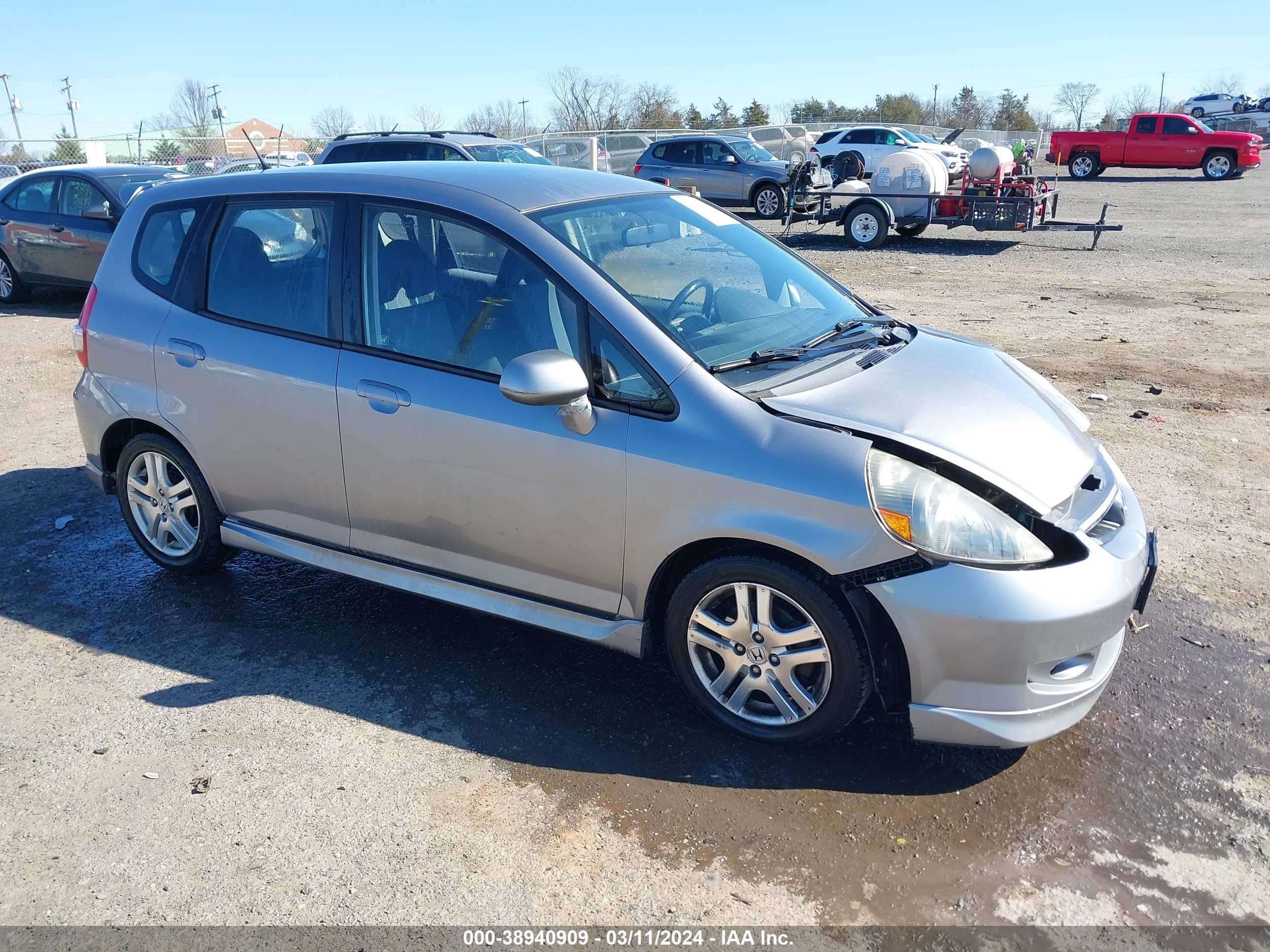 HONDA FIT 2007 jhmgd38687s023696