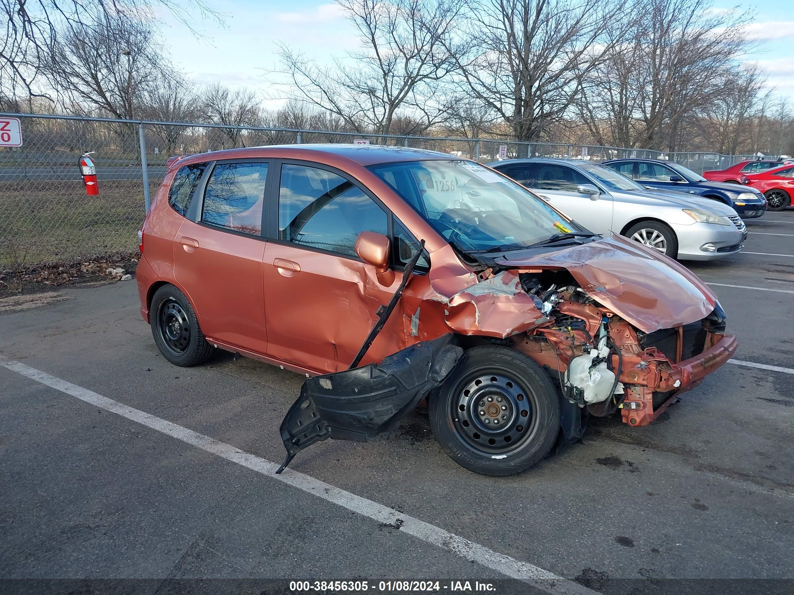 HONDA FIT 2007 jhmgd38687s045892