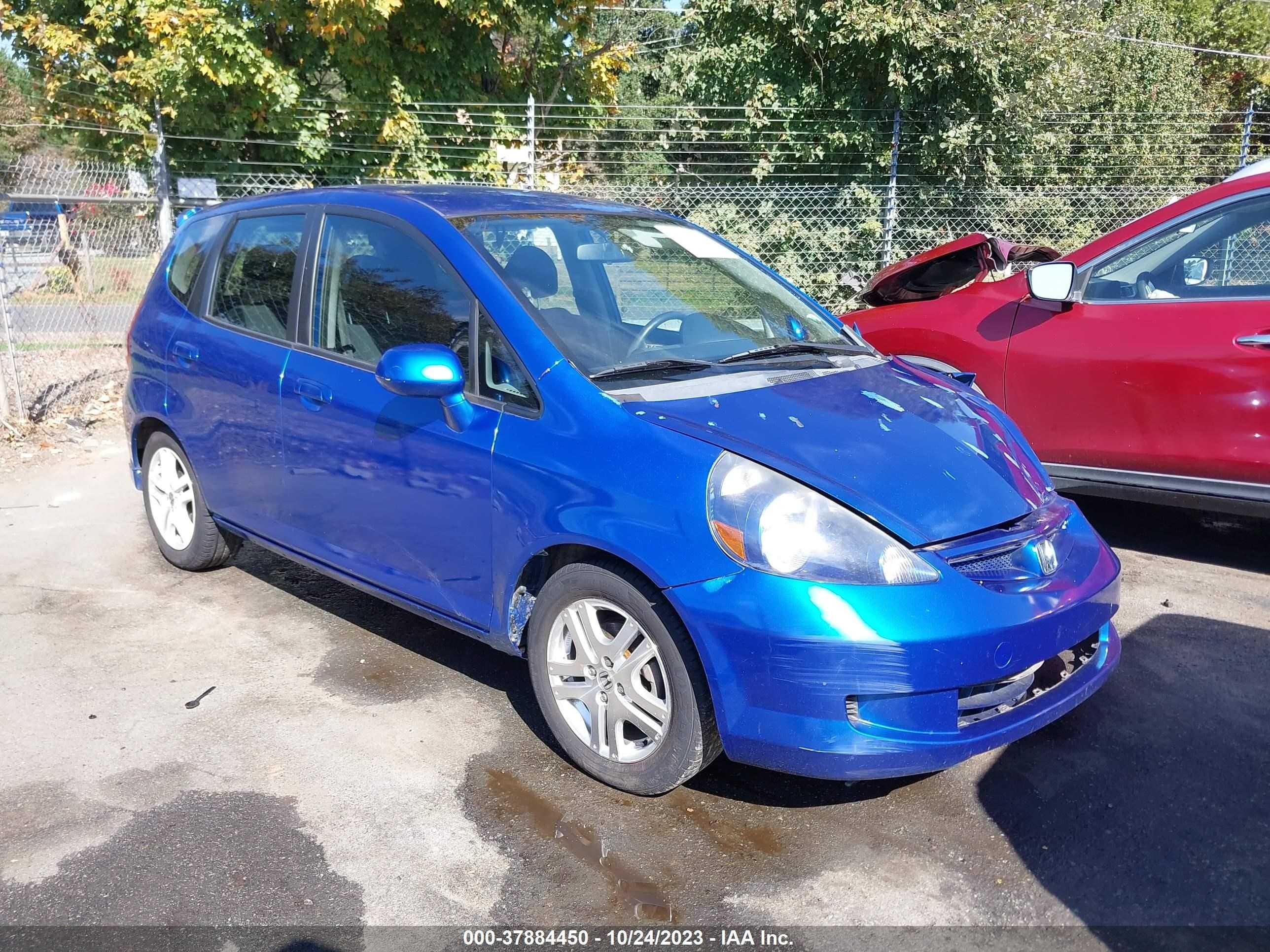 HONDA FIT 2007 jhmgd38687s049666