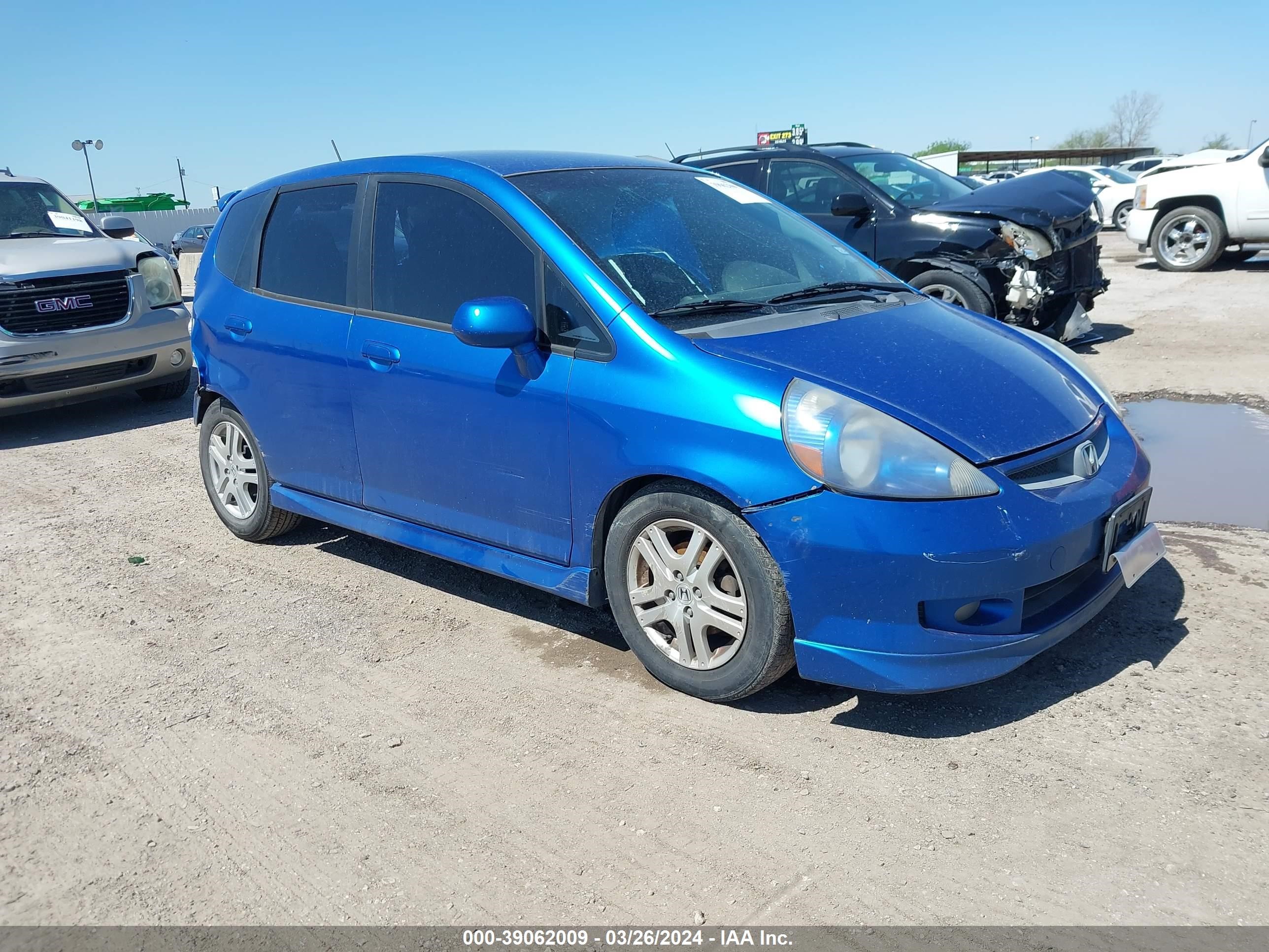 HONDA FIT 2008 jhmgd38688s015941