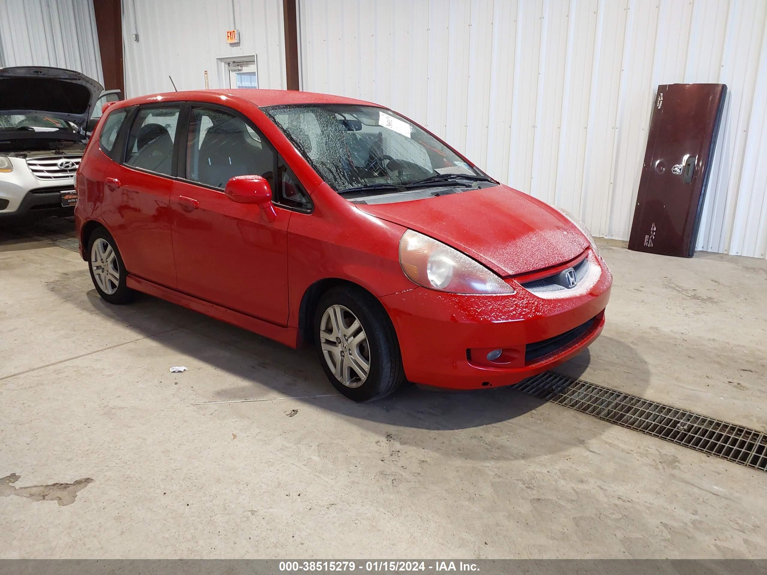 HONDA FIT 2007 jhmgd38697s055069