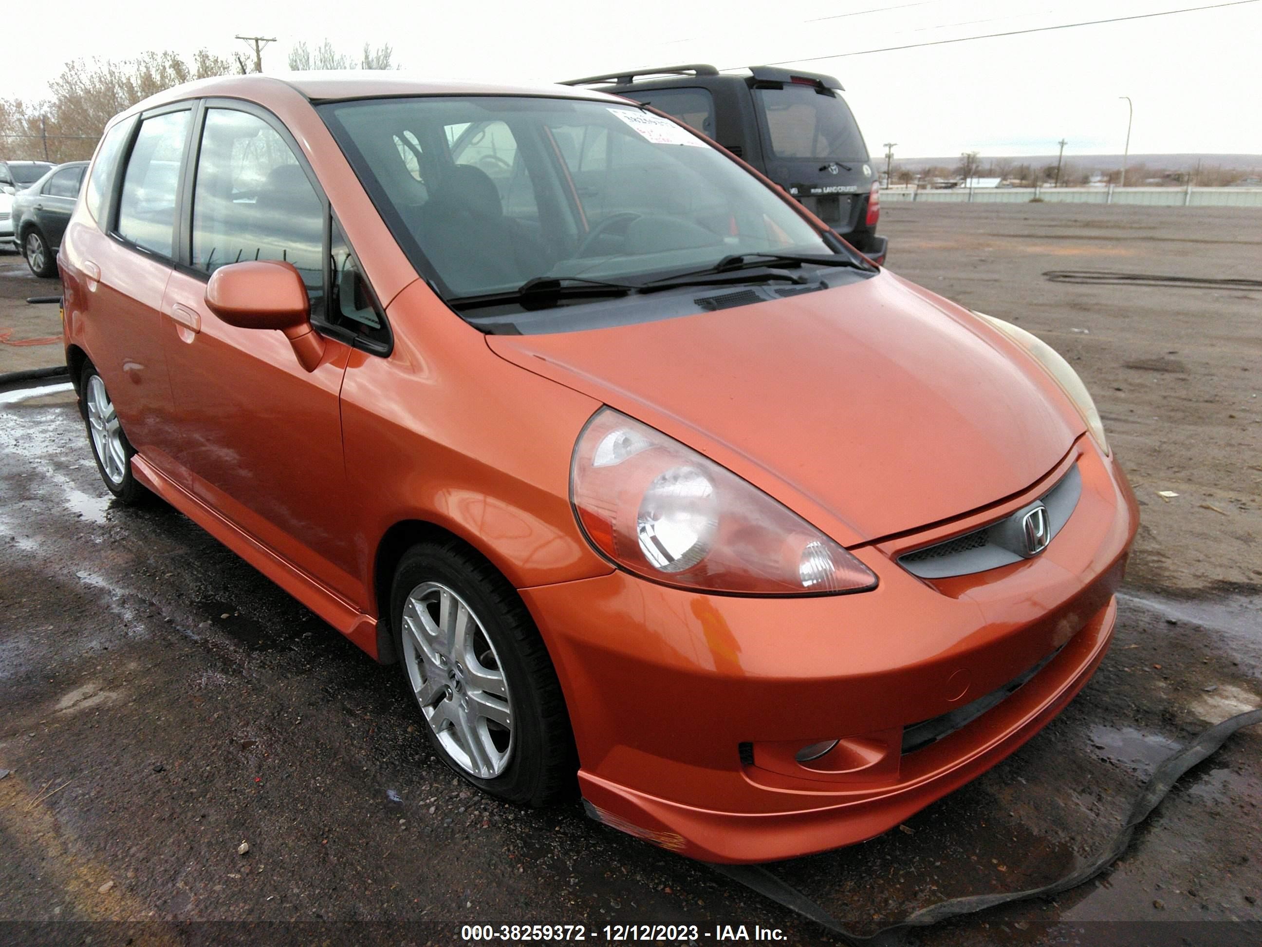 HONDA FIT 2008 jhmgd38698s013230