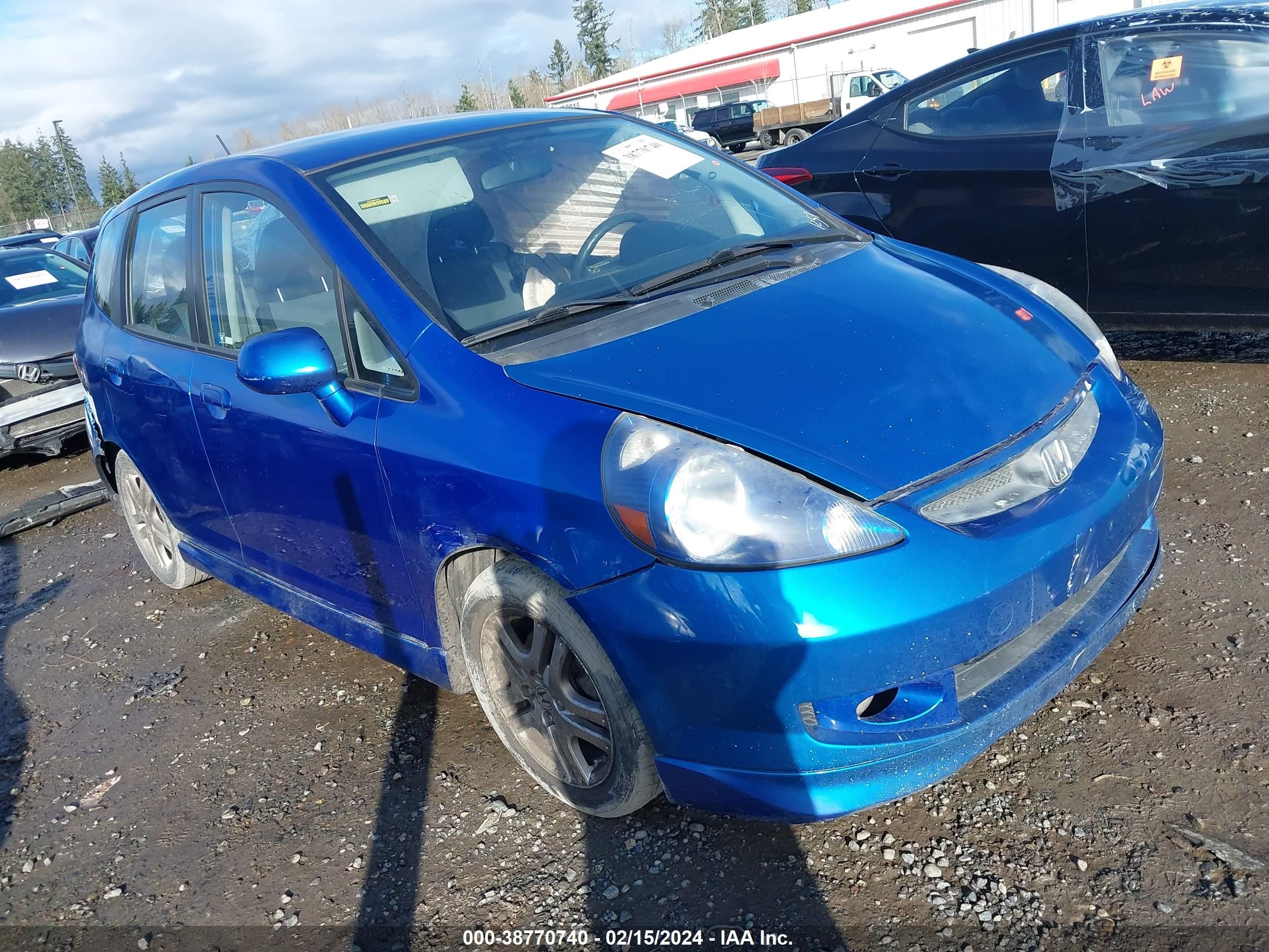 HONDA FIT 2008 jhmgd38698s031257