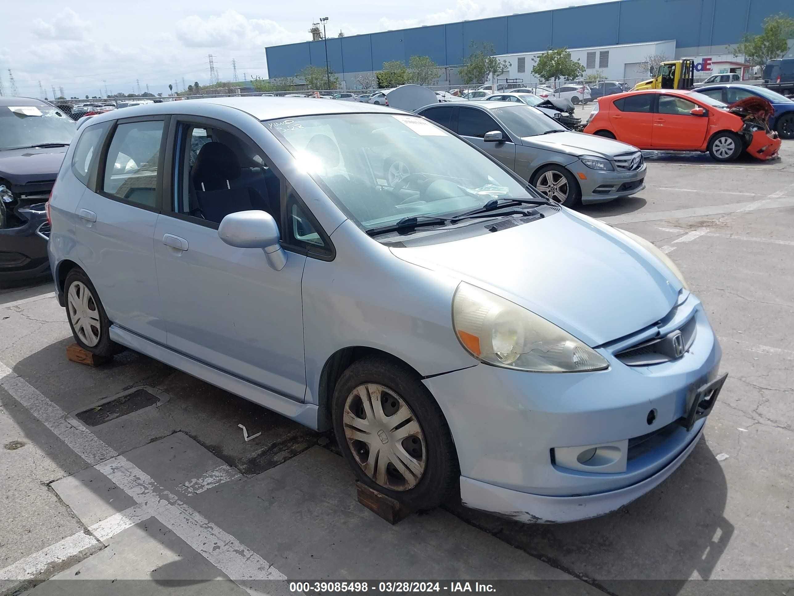 HONDA FIT 2008 jhmgd38698s046521