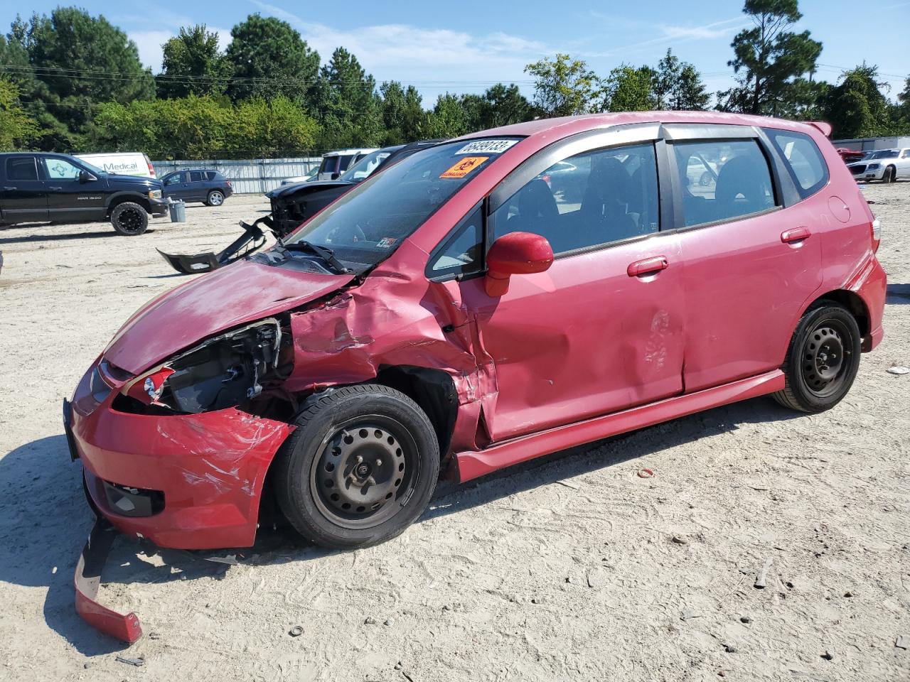 HONDA FIT 2008 jhmgd38698s059365