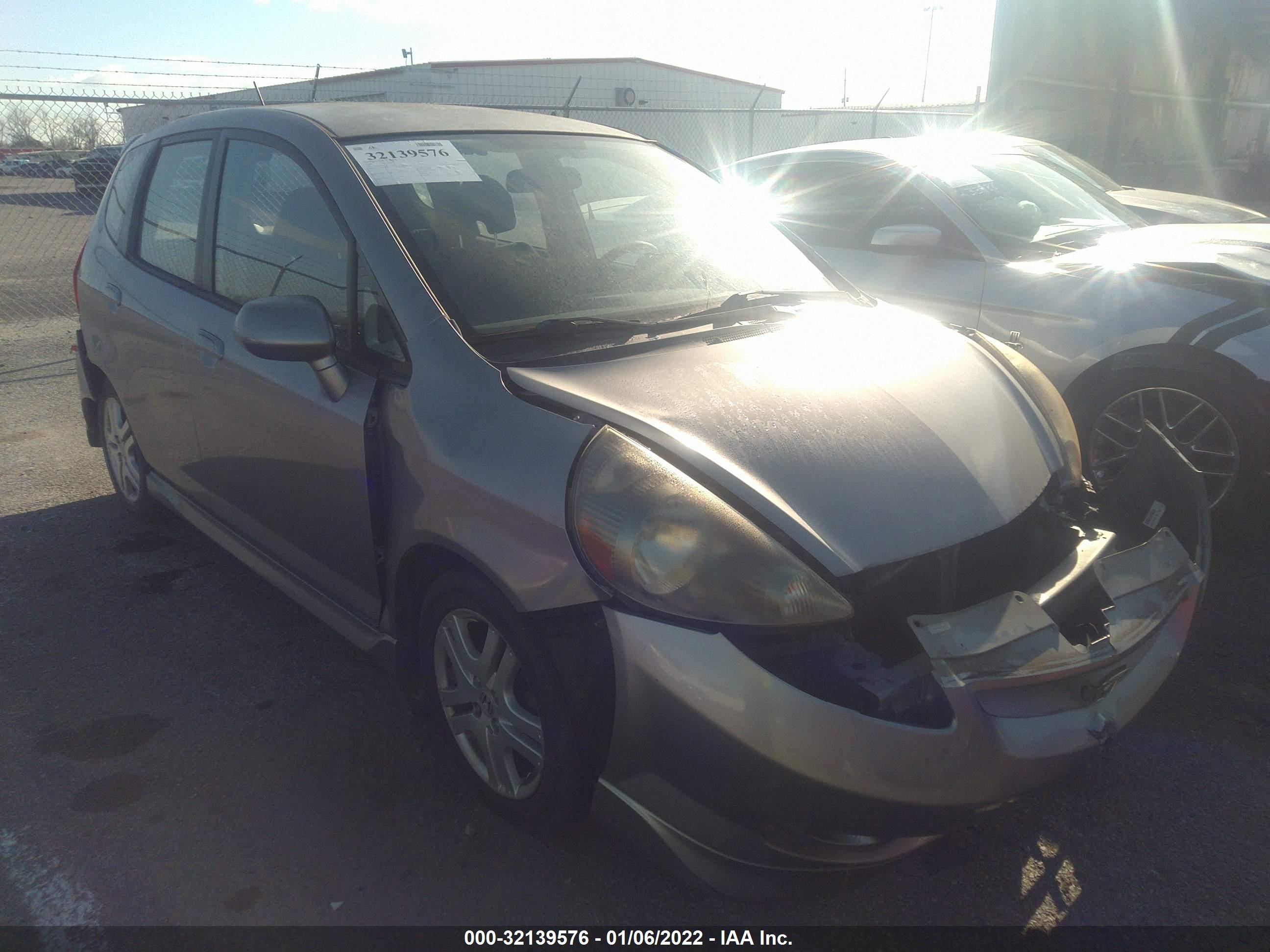 HONDA FIT 2008 jhmgd38698s073007