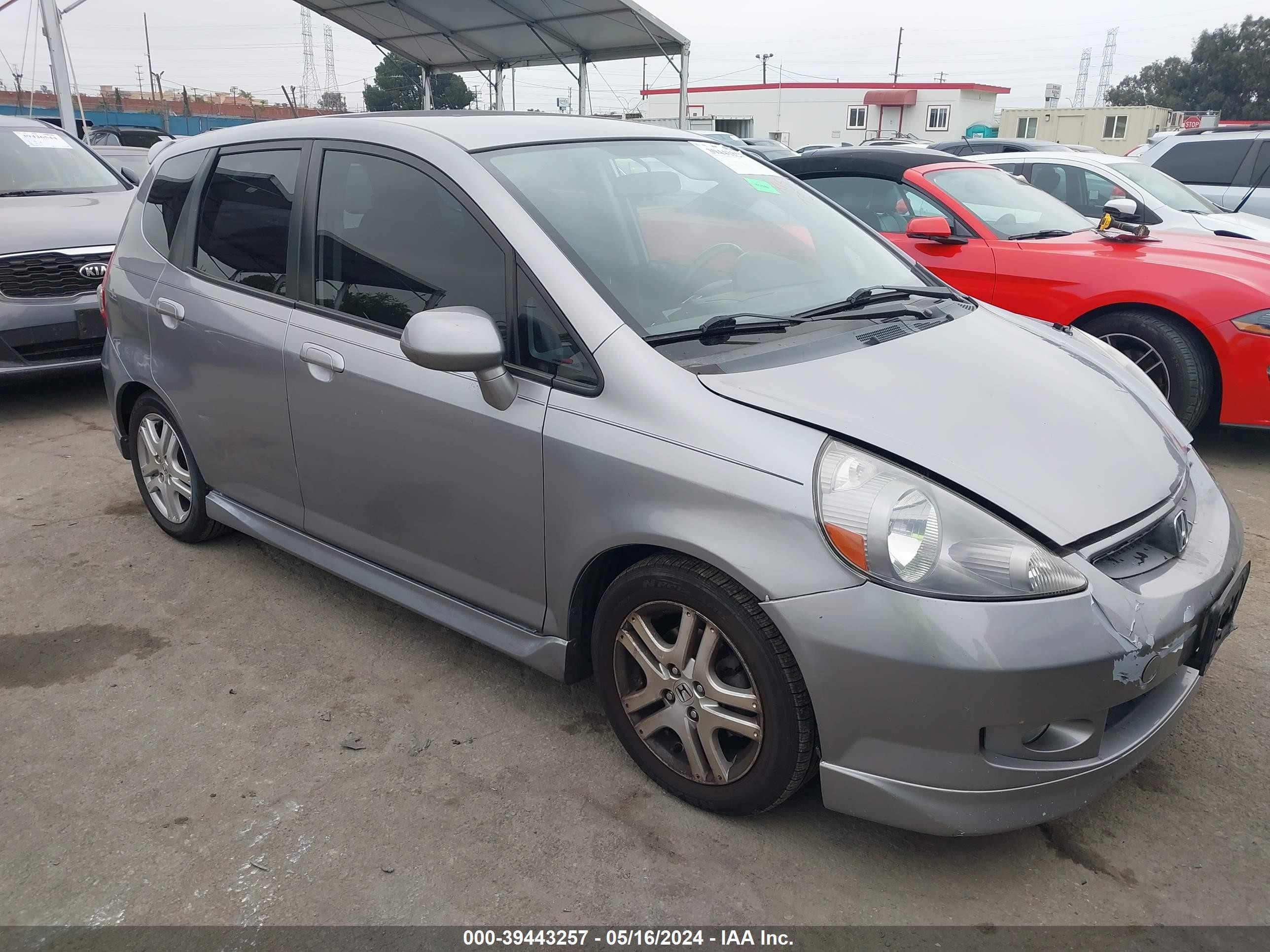 HONDA FIT 2007 jhmgd386x7s019214