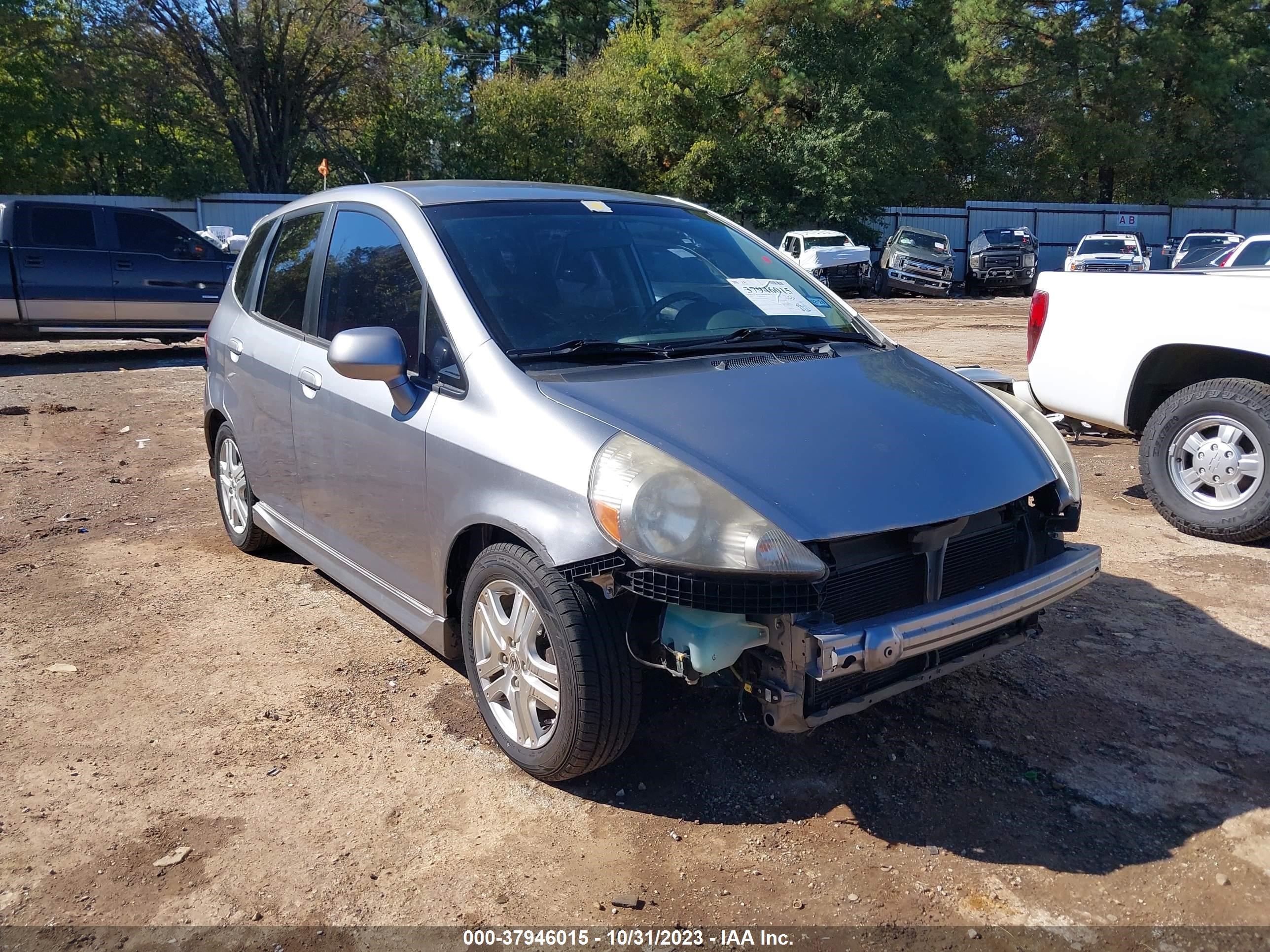 HONDA FIT 2008 jhmgd386x8s030733