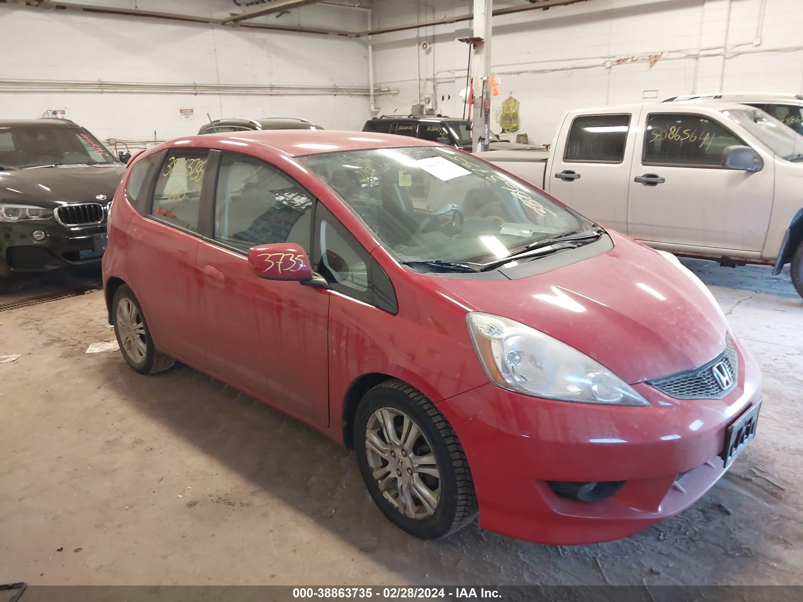 HONDA FIT 2009 jhmge87429s058201