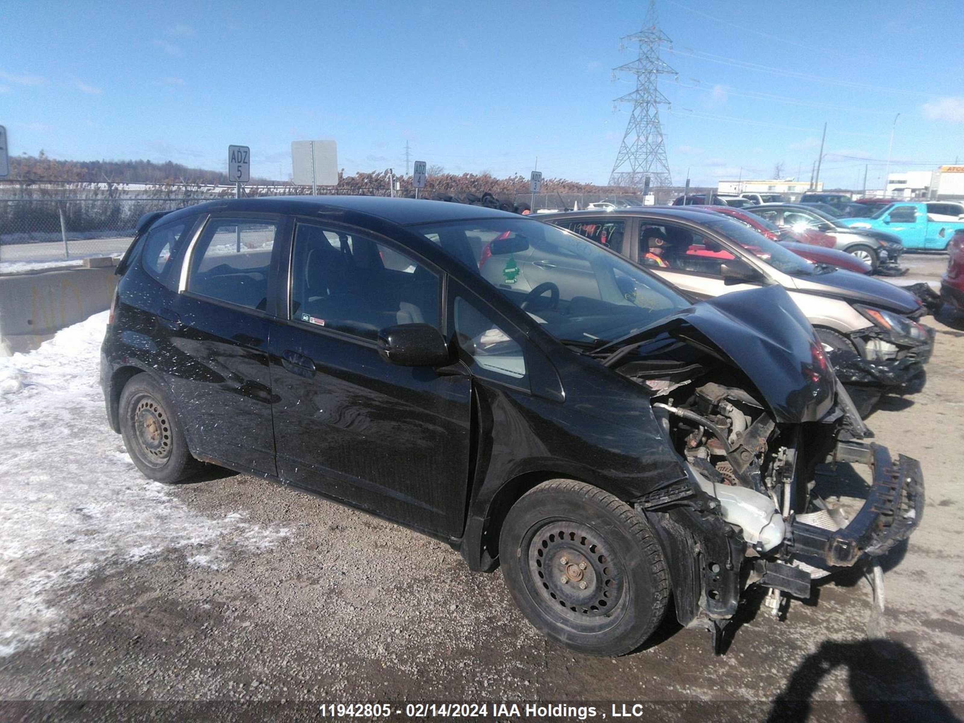 HONDA FIT 2009 jhmge87579s807244