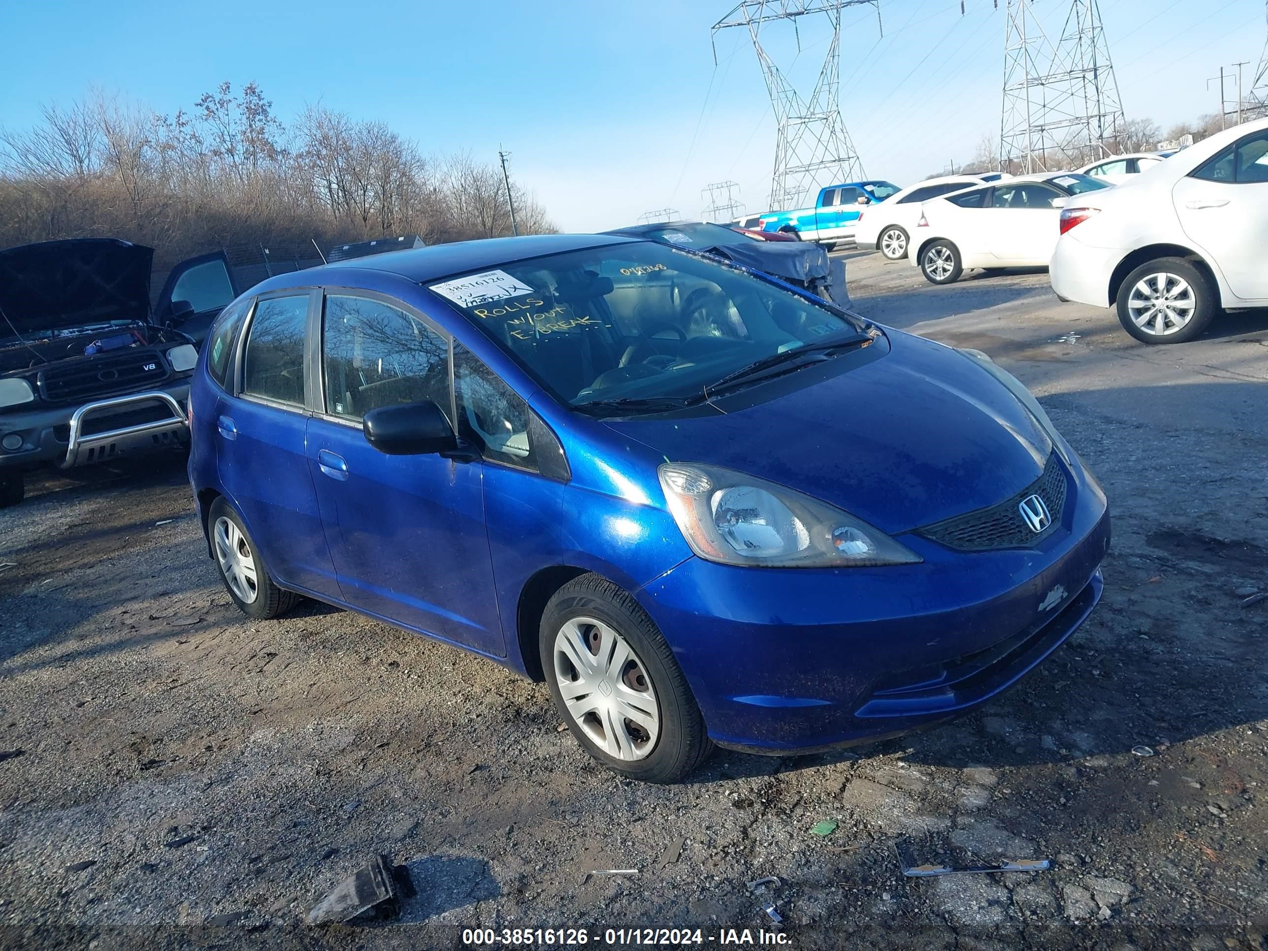 HONDA FIT 2009 jhmge88249s049268