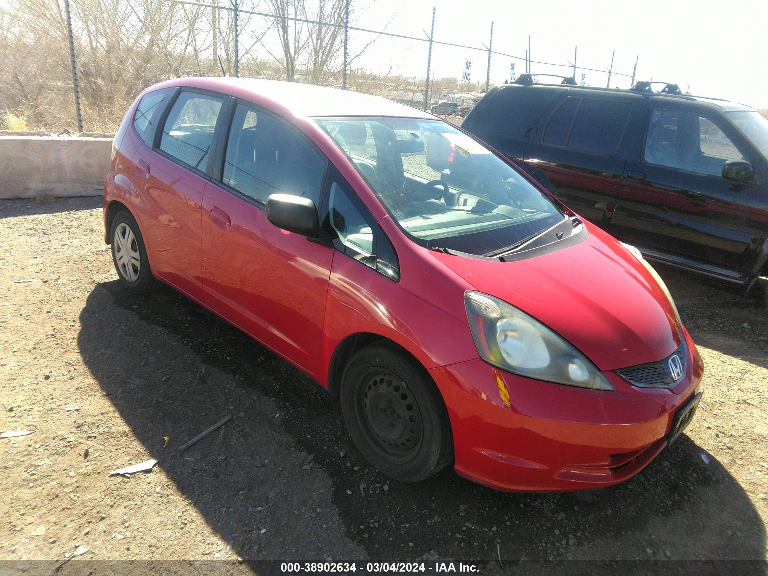 HONDA FIT 2009 jhmge88259s004016