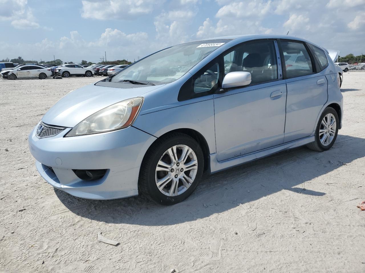 HONDA FIT 2009 jhmge88409s034249