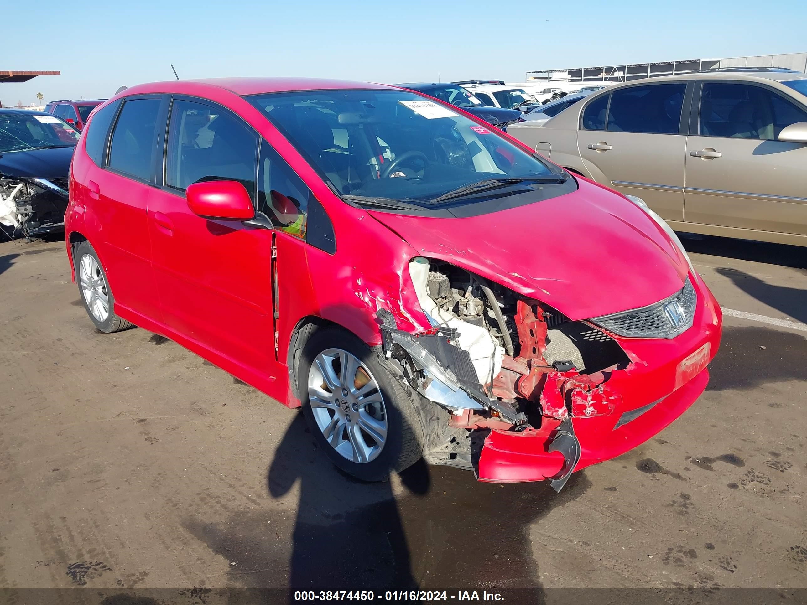 HONDA FIT 2009 jhmge88409s059734