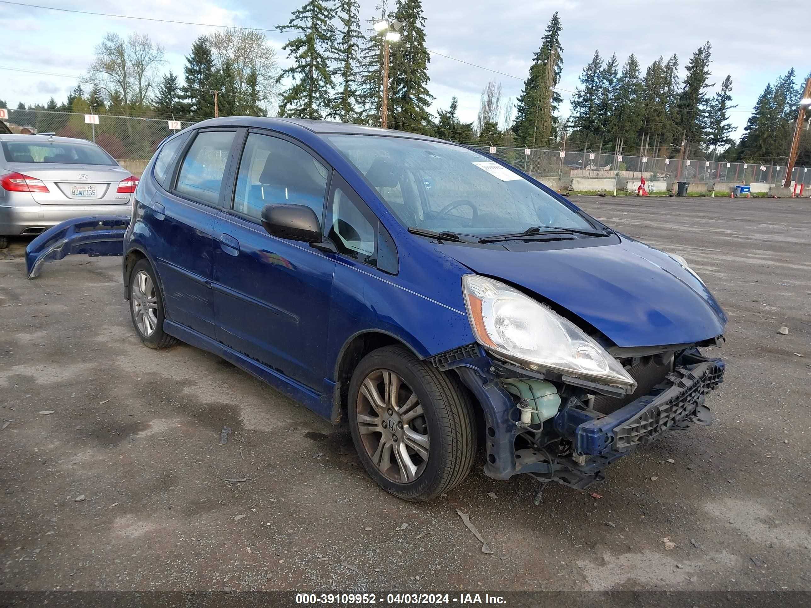 HONDA FIT 2009 jhmge88419s000580