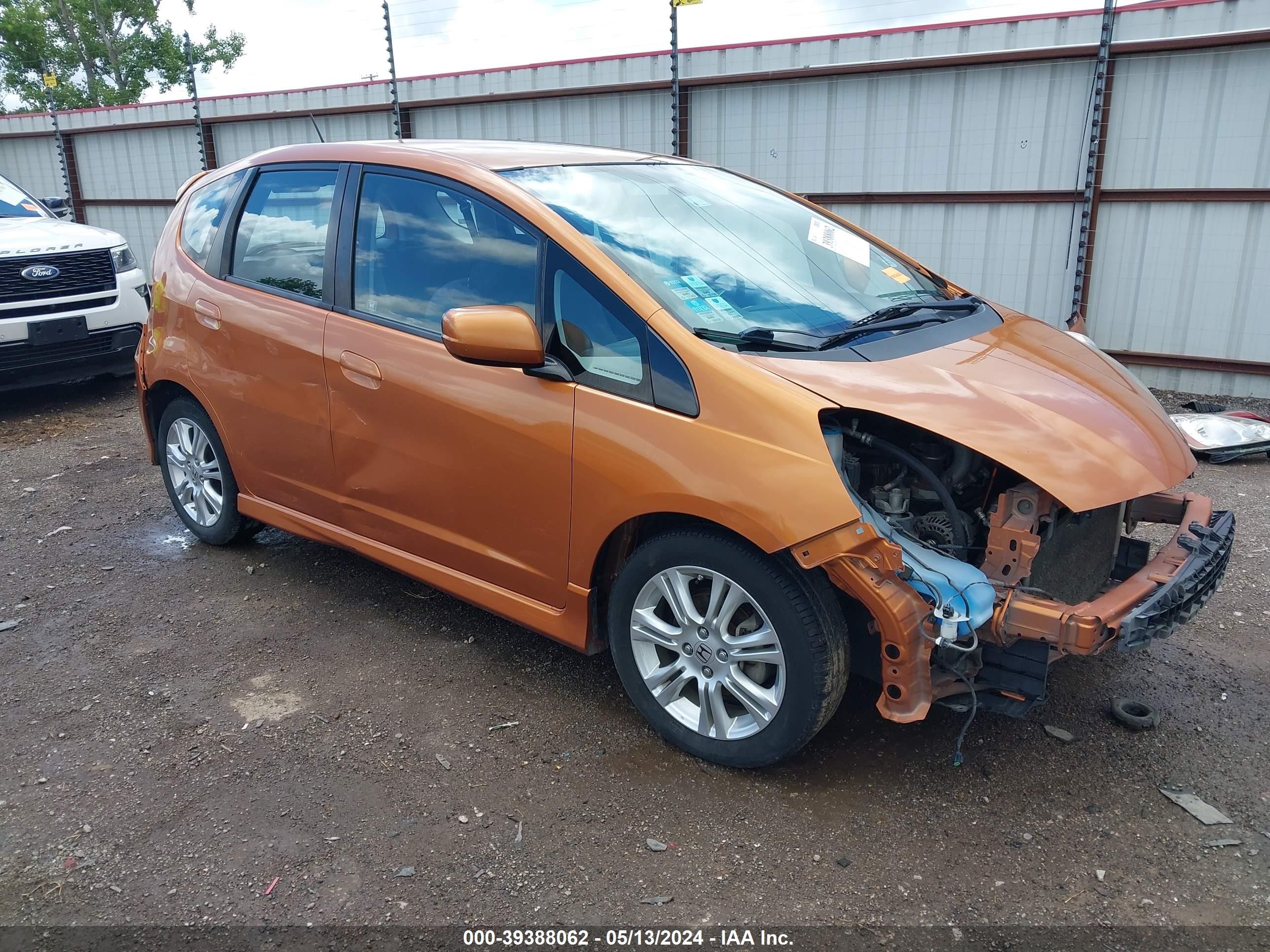 HONDA FIT 2009 jhmge88419s044031