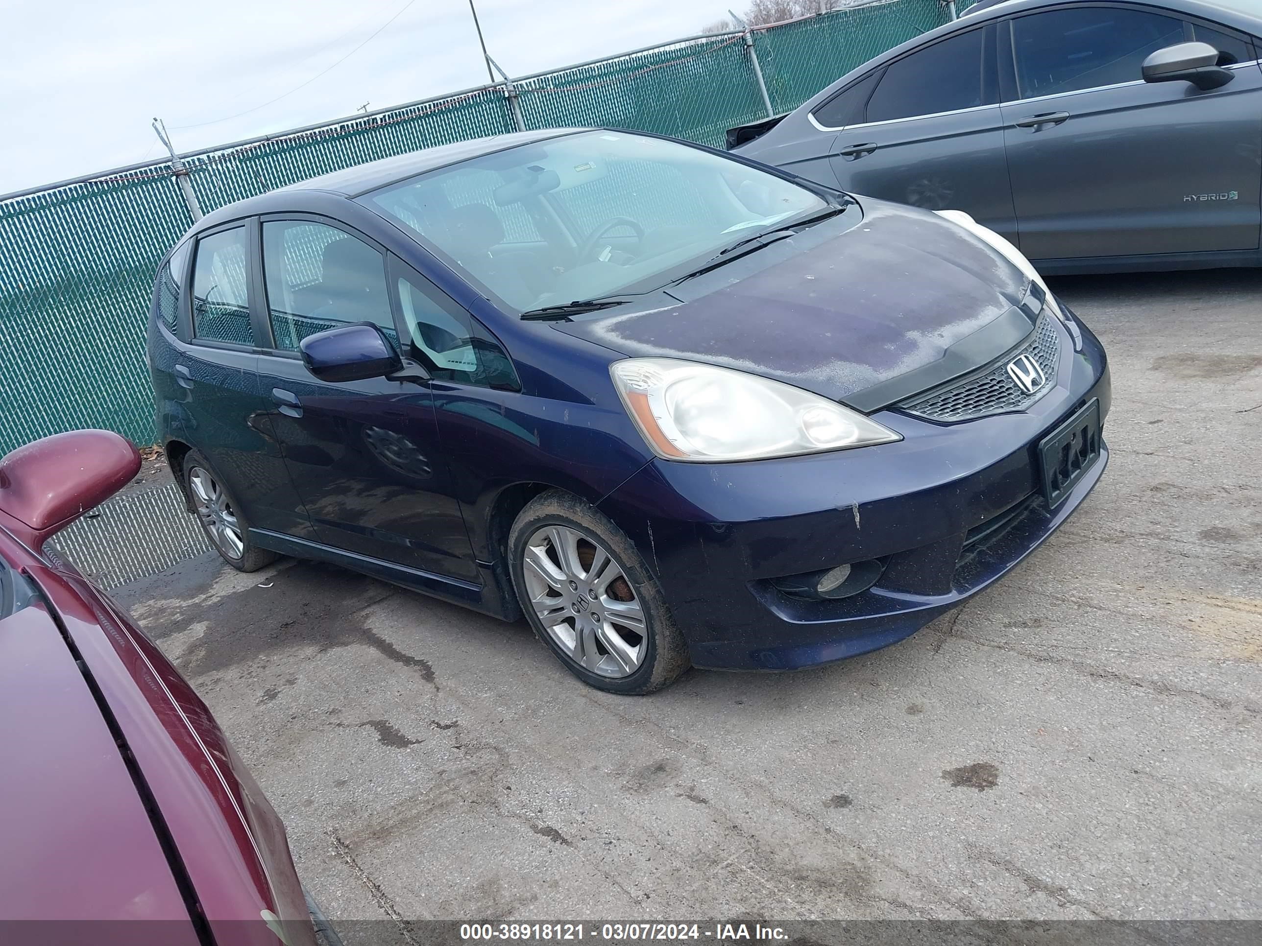 HONDA FIT 2009 jhmge88439s033189