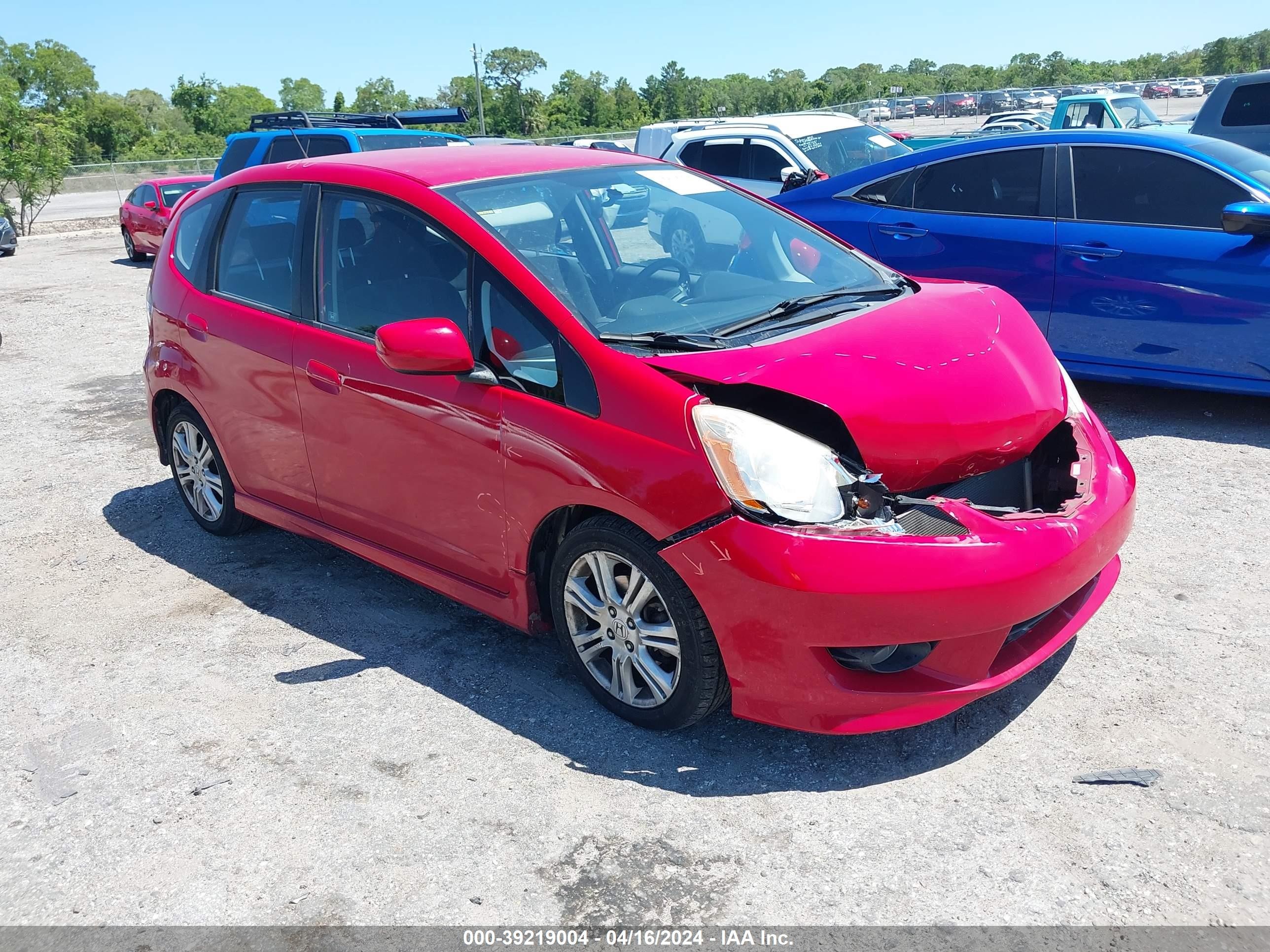 HONDA FIT 2009 jhmge88439s074163