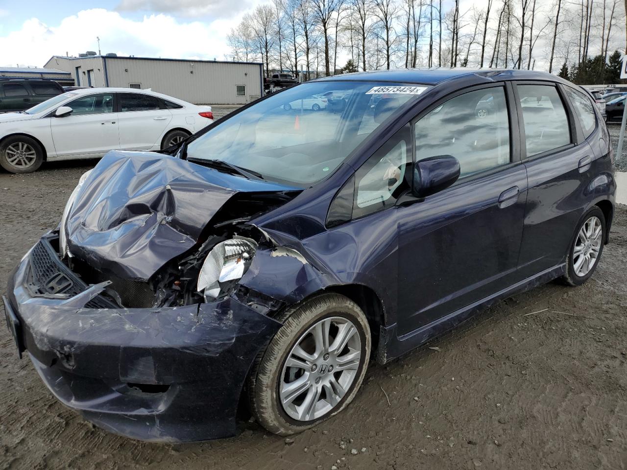 HONDA FIT 2009 jhmge88449s028244