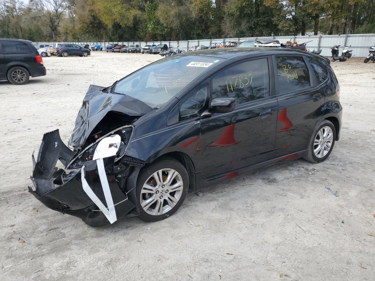 HONDA FIT 2009 jhmge88449s055329