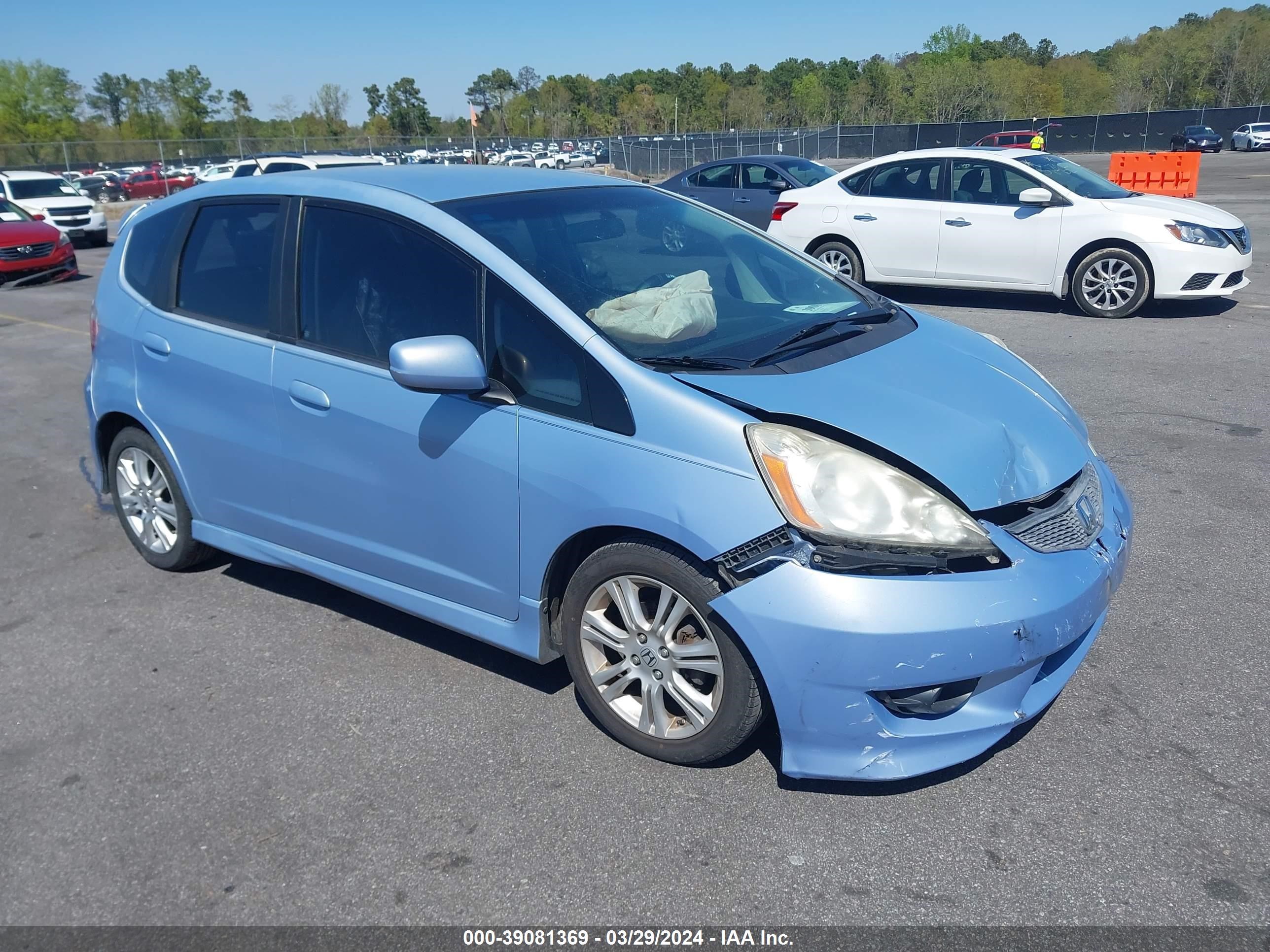 HONDA FIT 2009 jhmge88449s062135