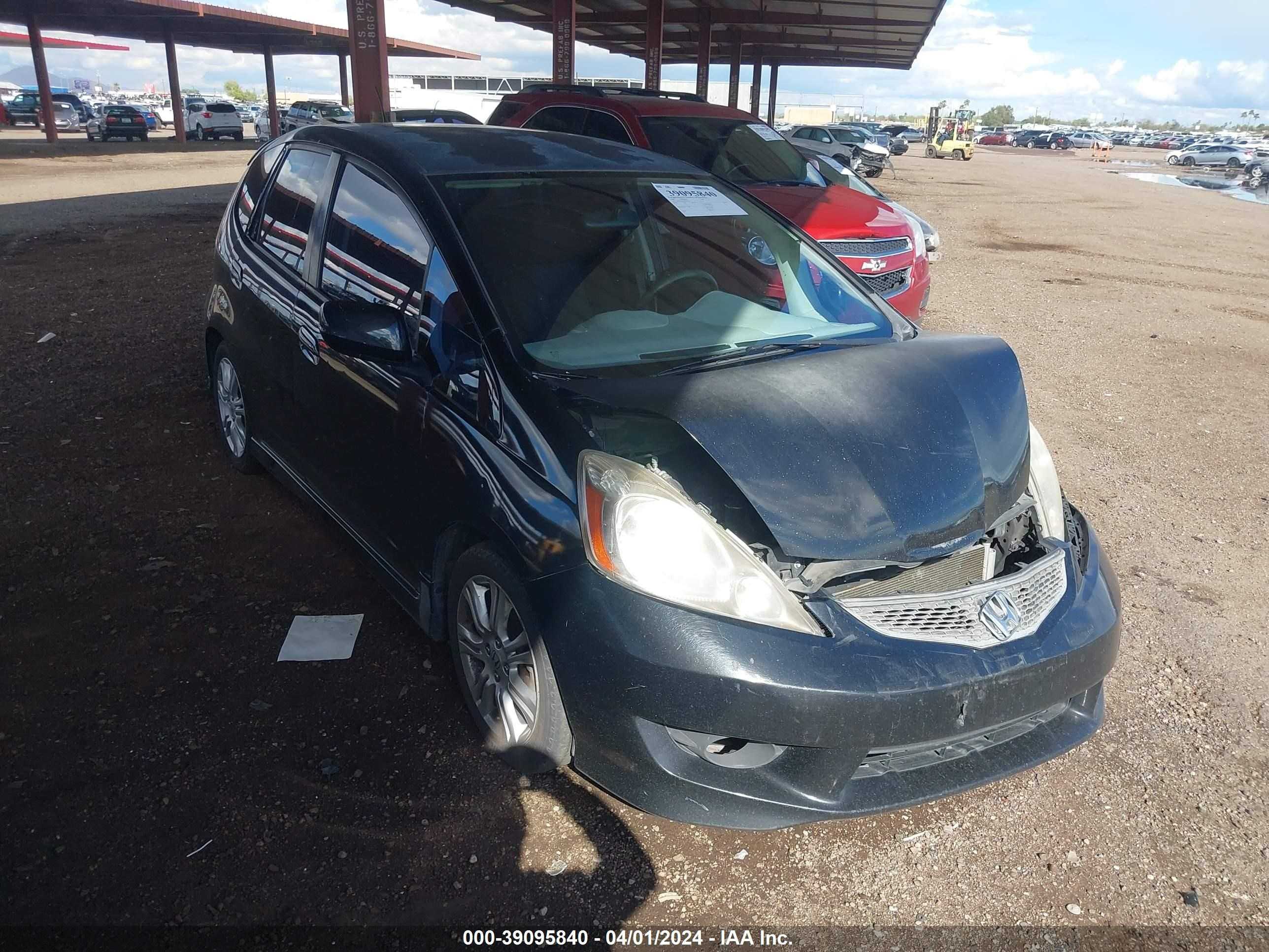 HONDA FIT 2009 jhmge88459s007161