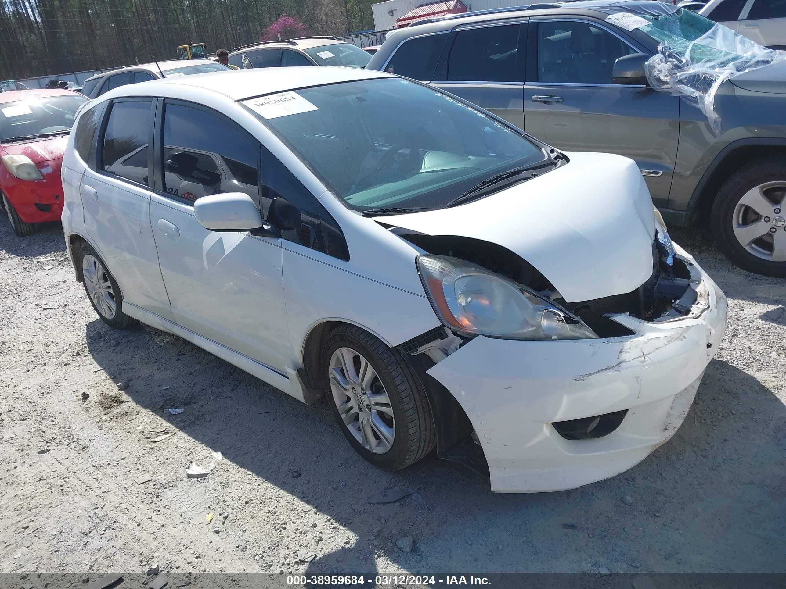 HONDA FIT 2009 jhmge88459s039740