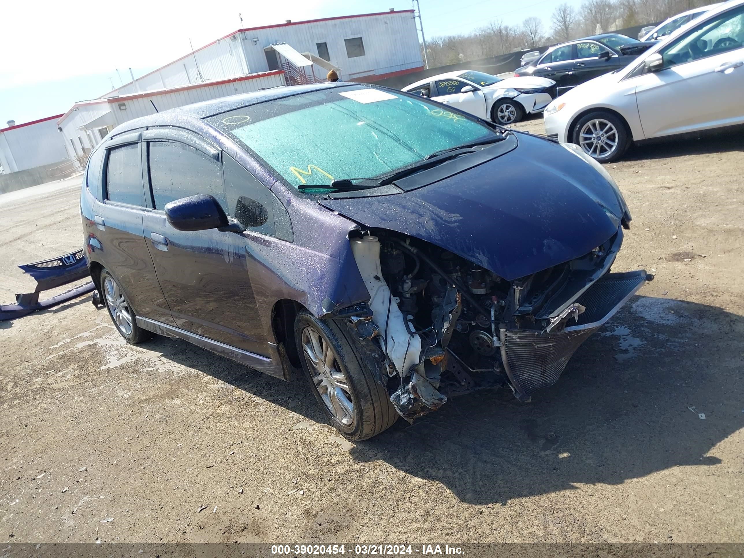 HONDA FIT 2009 jhmge88459s046350