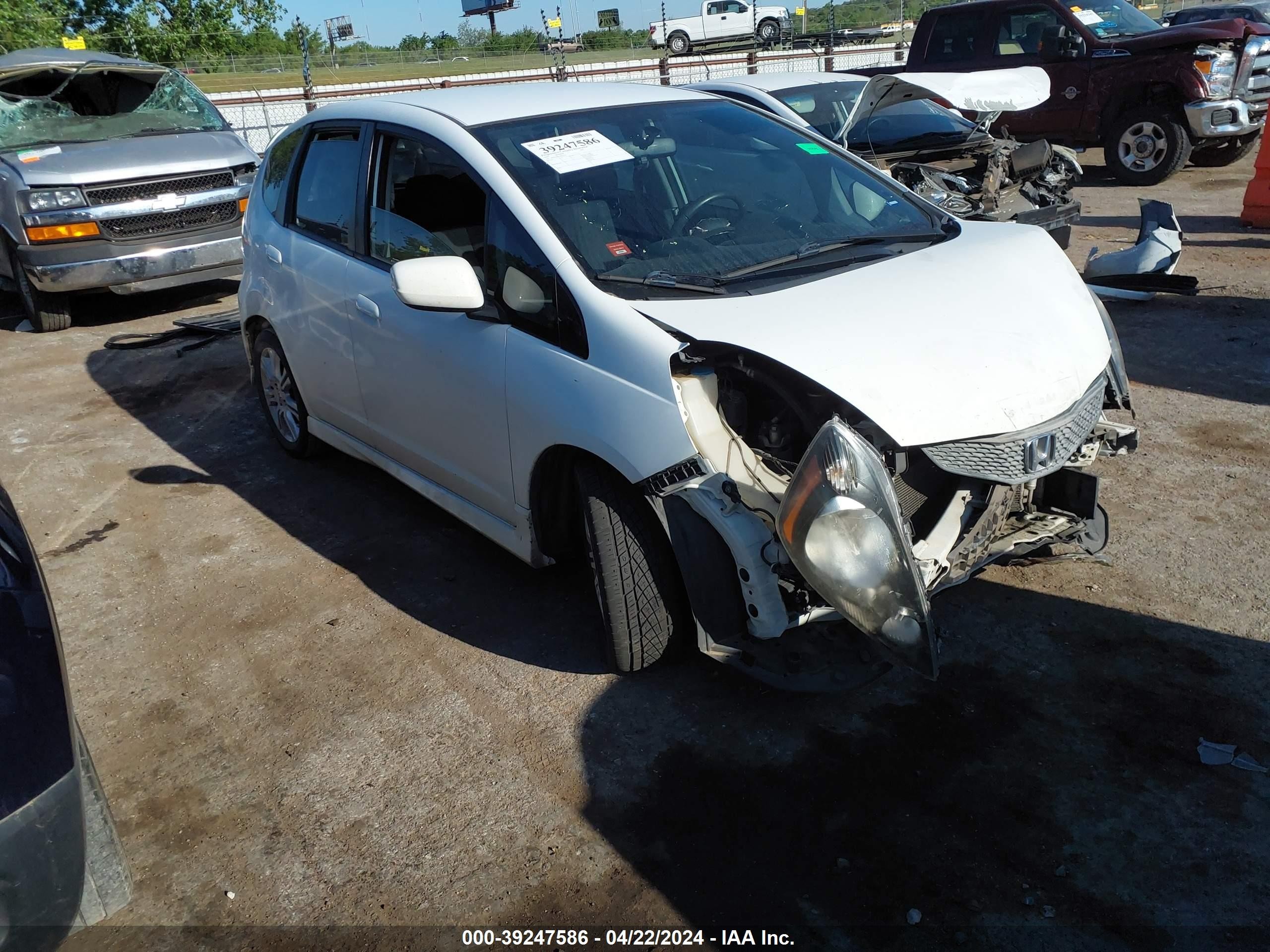 HONDA FIT 2009 jhmge88459s049541